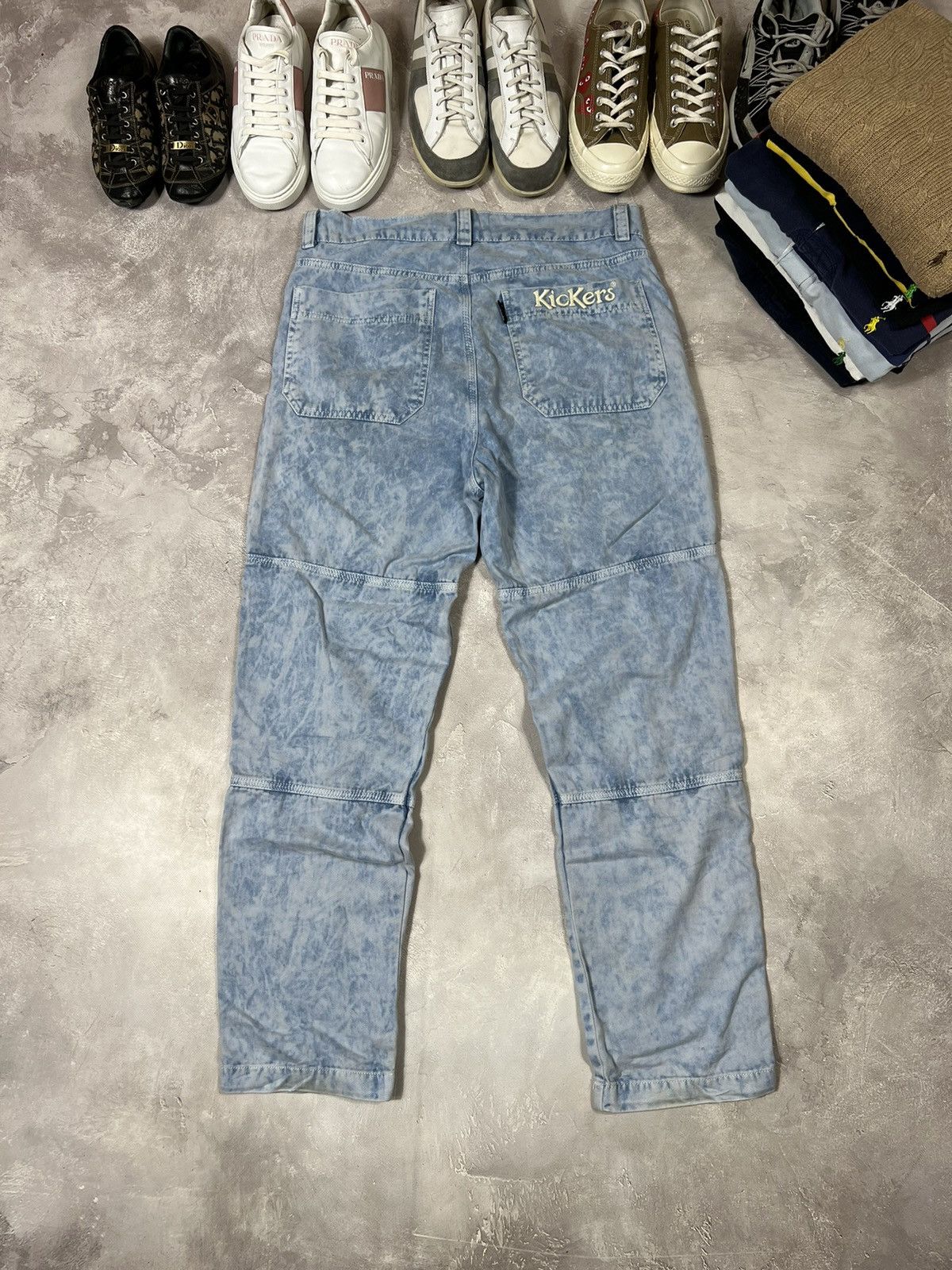 Kickers Vintage Kickers Baggy Y2k Jeans Size US 34 / EU 50 - 1 Thumbnail