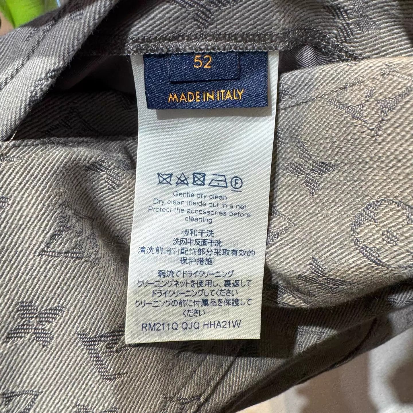 Louis Vuitton Louis Vuitton Gray Monogram Denim Jacket 52 New Size US L / EU 52-54 / 3 - 4 Thumbnail