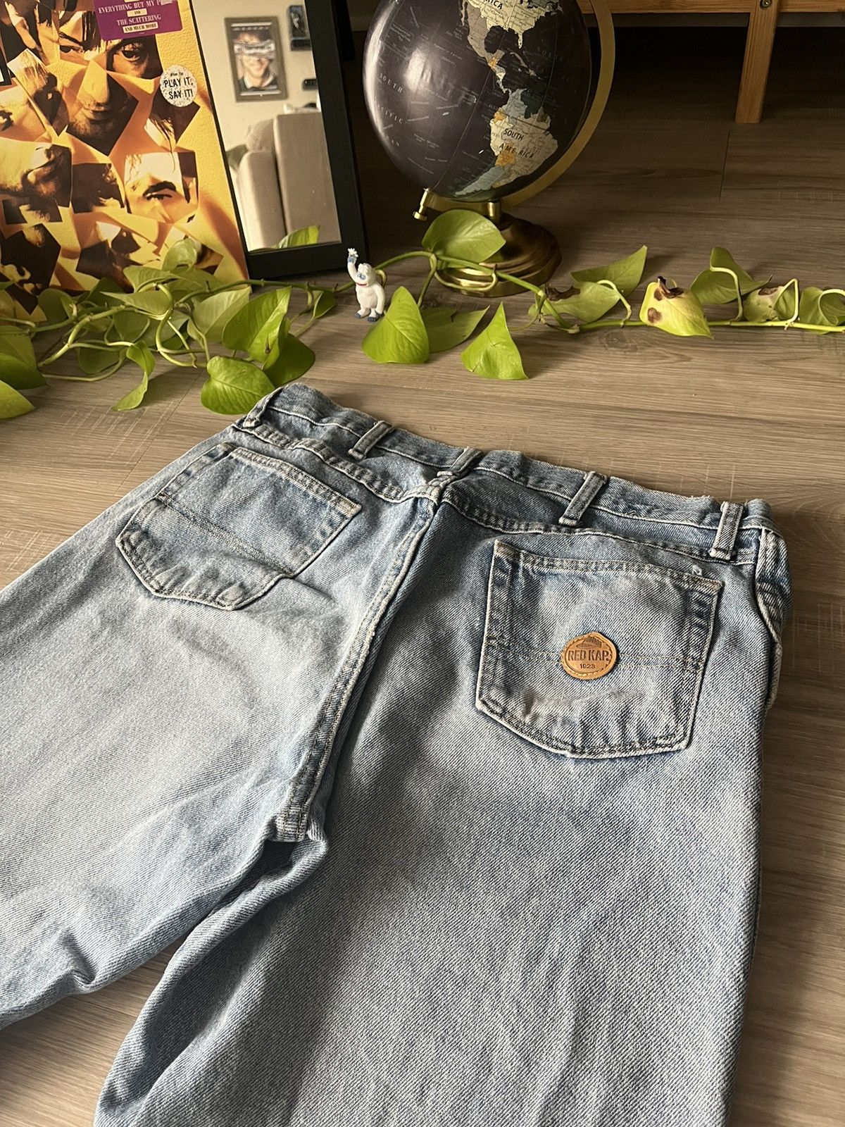 American Essentials 90s Red Kap 34x29 Workwear Denim Jeans Size US 34 / EU 50 - 2 Thumbnail