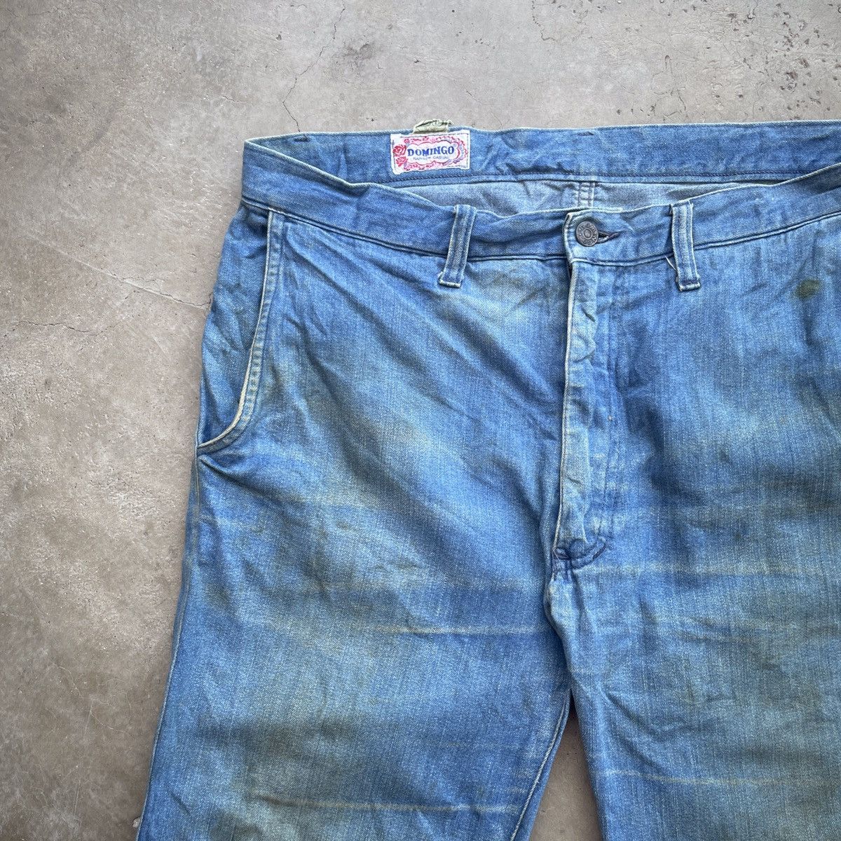 Japanese Brand Vintage Domigo Distressed Denim Jeans Size US 26 / EU 42 - 3 Thumbnail