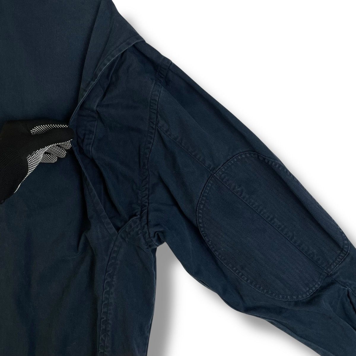 thisisneverthat THISISNEVERTHAT LEATHER COLLAR OVERSIZED WORKWEAR JACKET Size US L / EU 52-54 / 3 - 12 Thumbnail