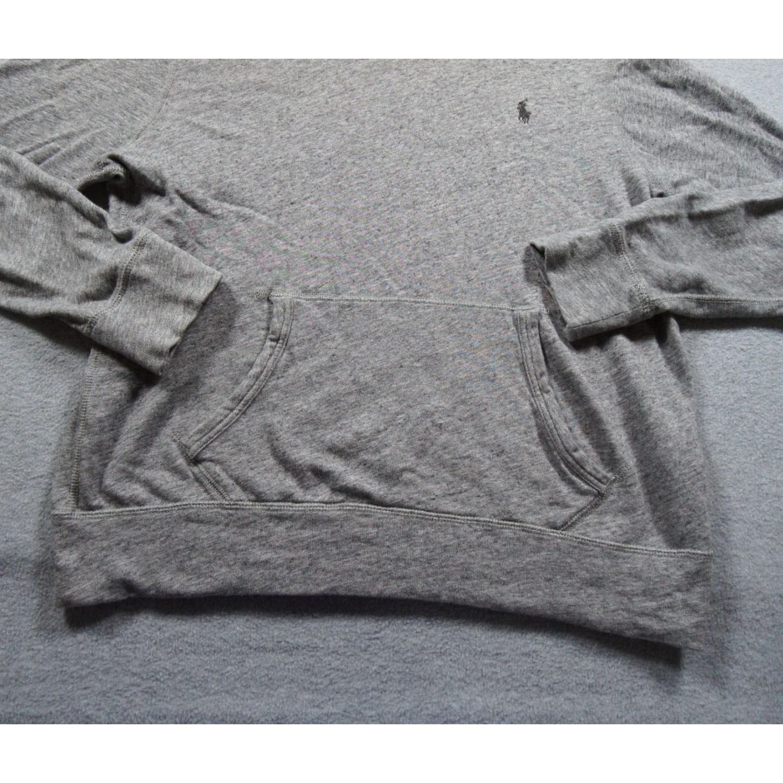 Polo Ralph Lauren Polo Ralph Lauren Sweater Mens Medium Gray Hoodie Lightweight Pullover Pony Logo Size US M / EU 48-50 / 2 - 4 Thumbnail