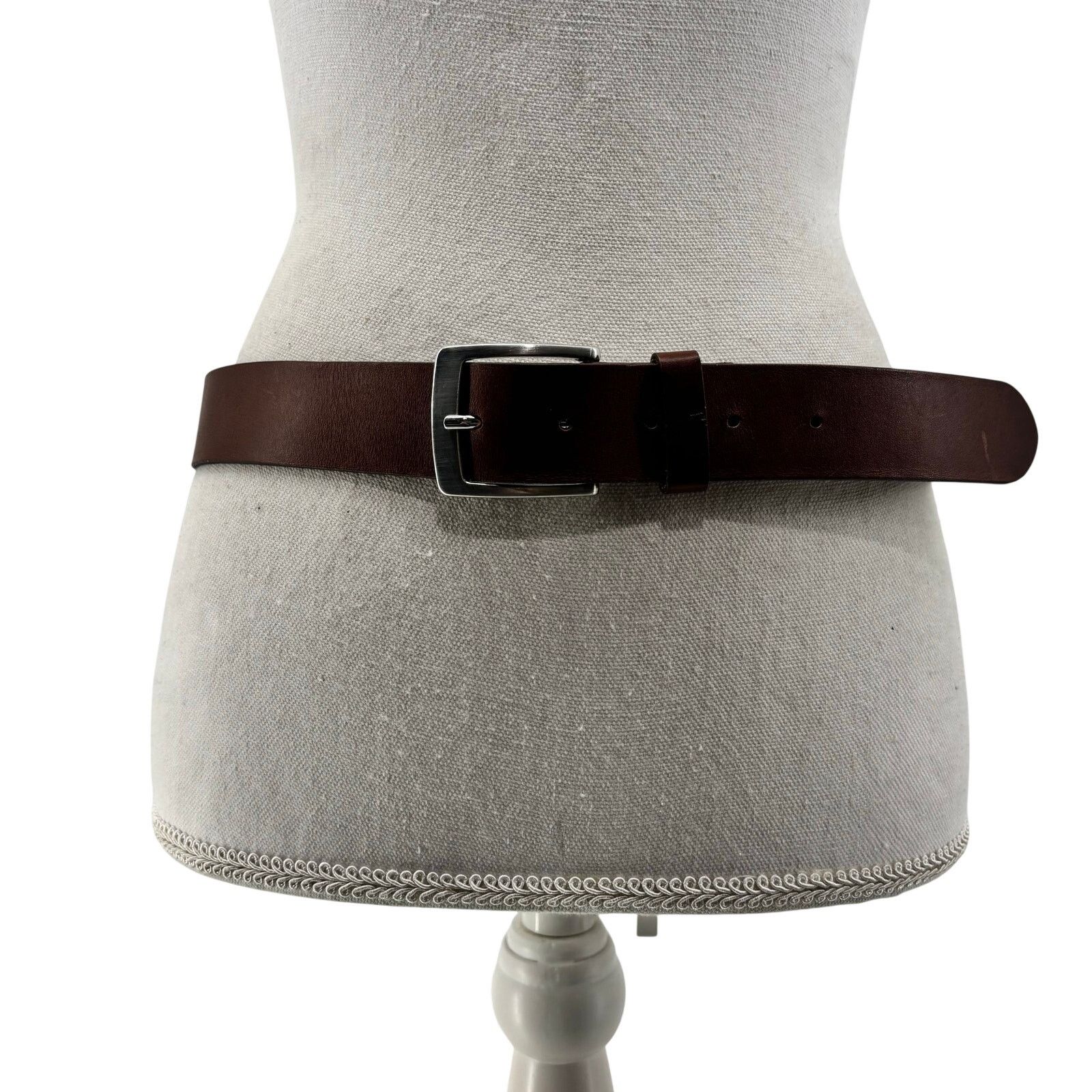 H&M H&M Brown Size Small Leather Belt Unisex Women Men Casual Size 32 - 1 Thumbnail