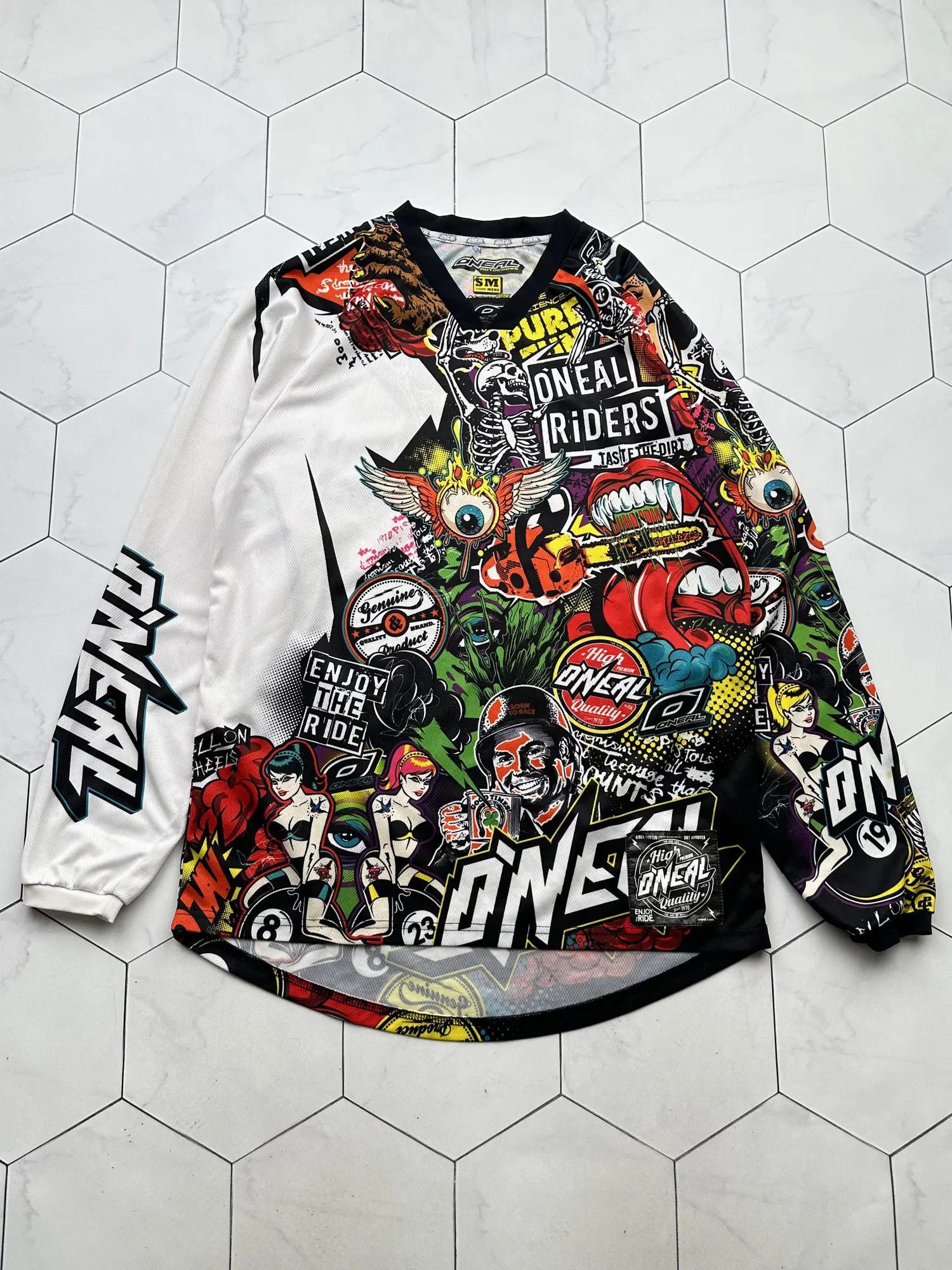 O'Neill O'Neal Motocross Mayhem Jersey Element Punk Rock (B393) Size US M / EU 48-50 / 2 - 1 Thumbnail