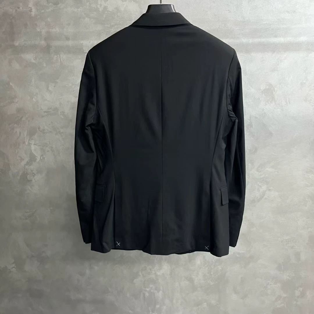 Saint Laurent Paris black casual logo blazer jacket new Size US M / EU 48-50 / 2 - 2 Thumbnail