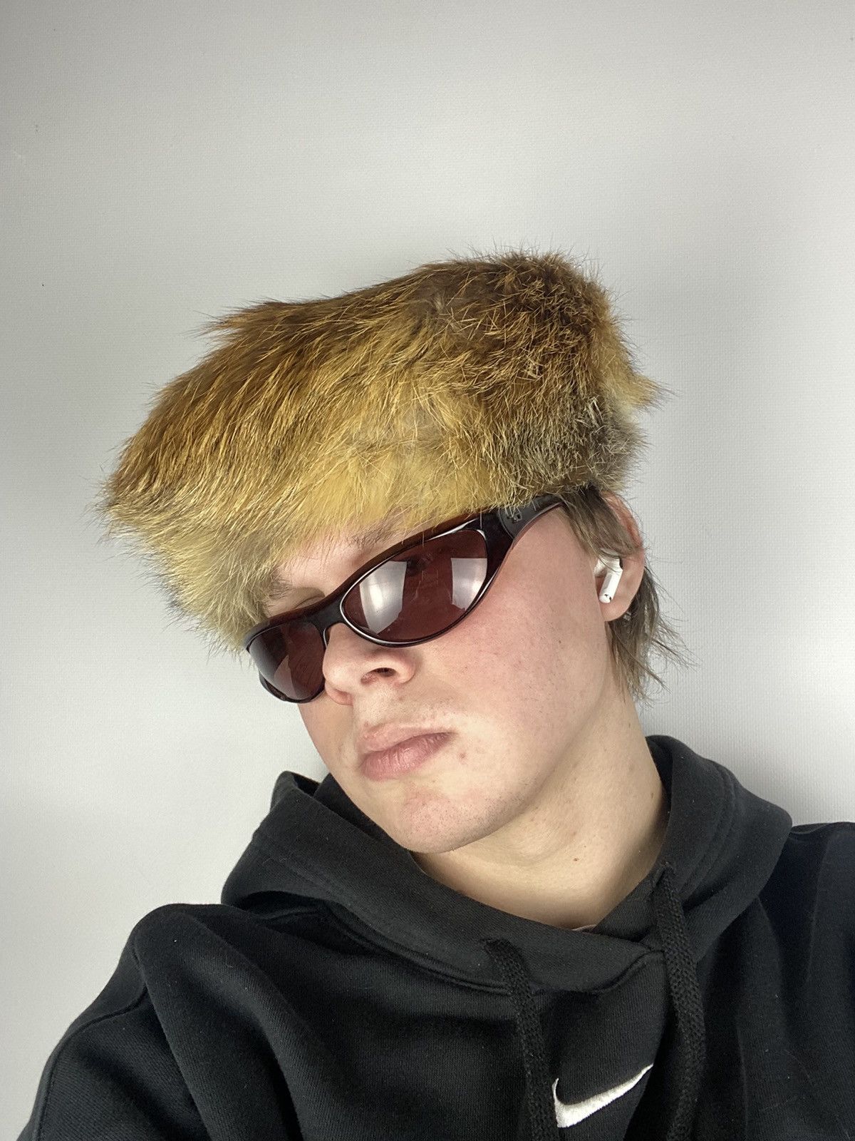 Hysteric Glamour Y2K Ushanka Fur Fuzzy Hat 90s Style Vintage ifsixwasnine Size ONE SIZE - 2 Thumbnail