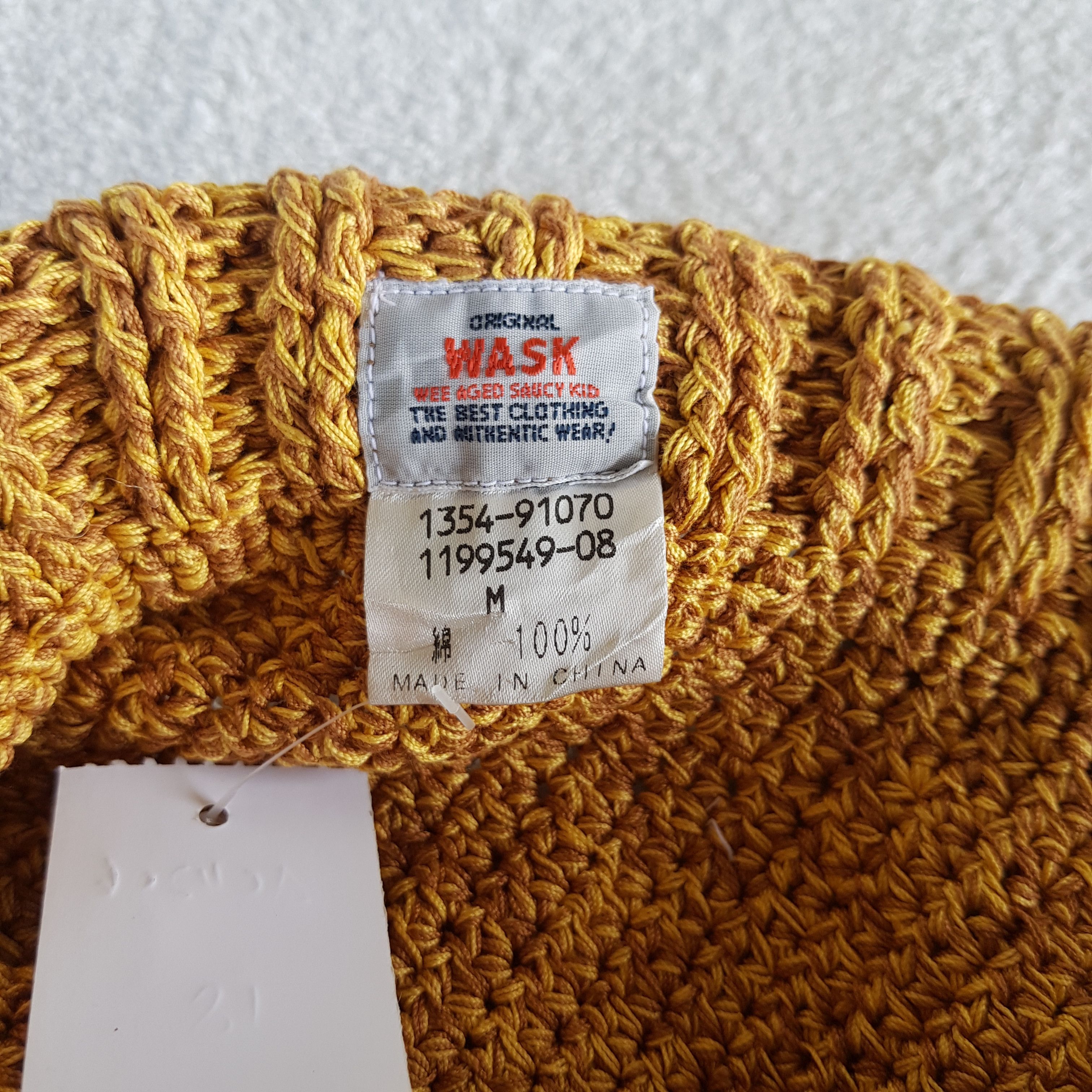 Japanese Brand Vintage WASK Wear Beanie Knit Slouchy Crochet Snow Caps Hats Size ONE SIZE - 7 Thumbnail