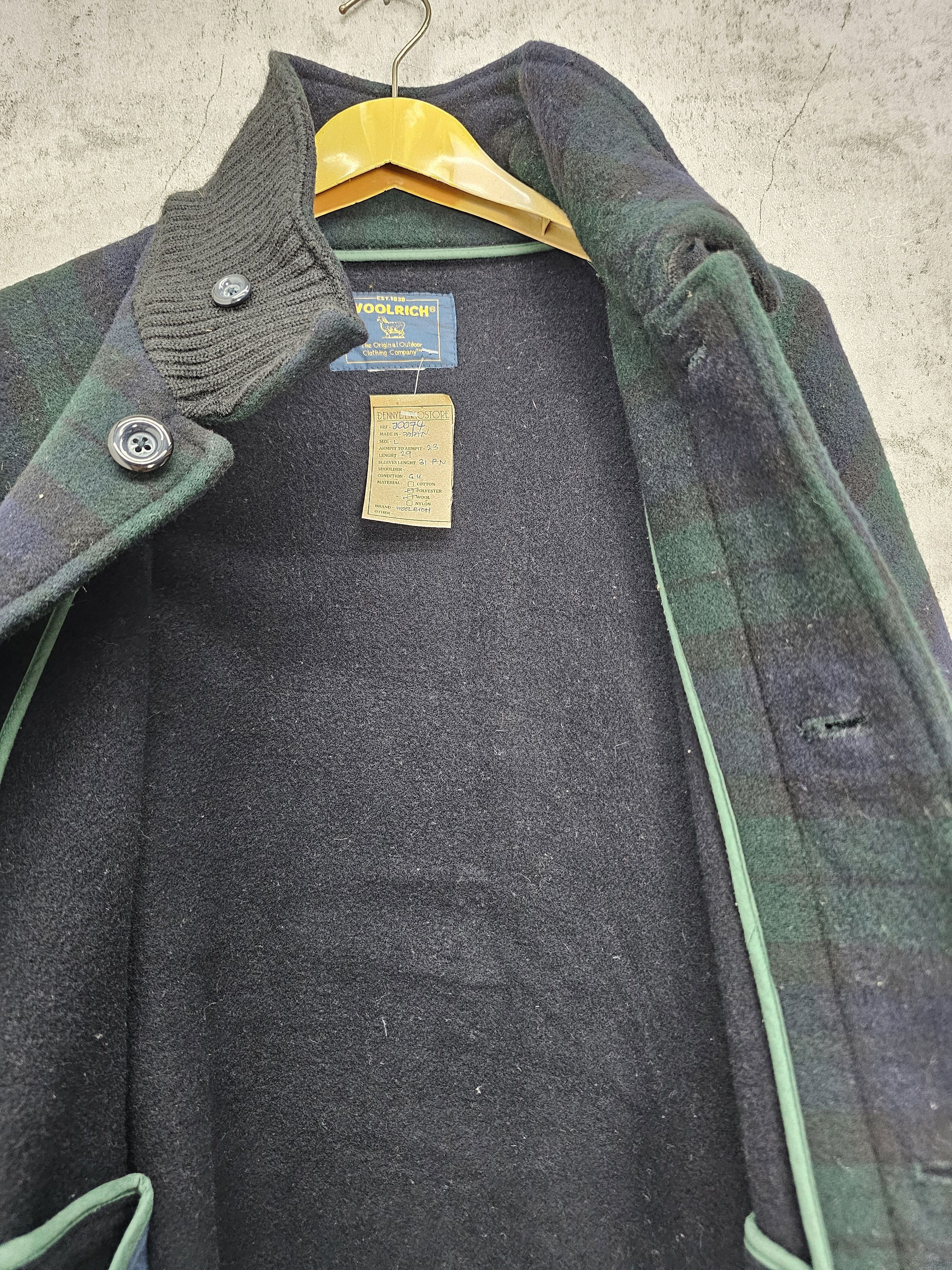 Woolrich Woolen Mills Vintage WOOLRICH Plaid Checked Wool Jacket J0074 Size US L / EU 52-54 / 3 - 8 Thumbnail