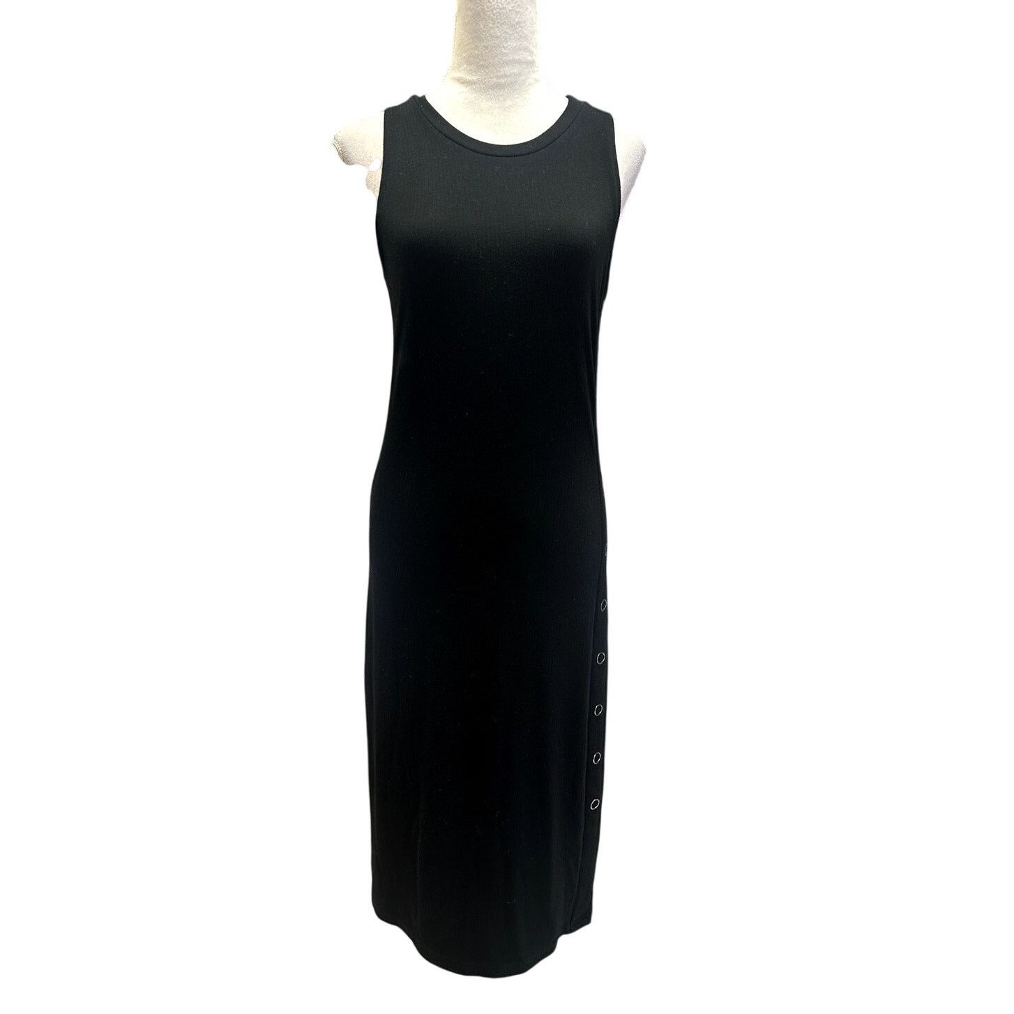 Steve Madden Steve Madden Womens Black Sleeveless Racerback Midi Dress M Size M / US 6-8 / IT 42-44 - 1 Thumbnail