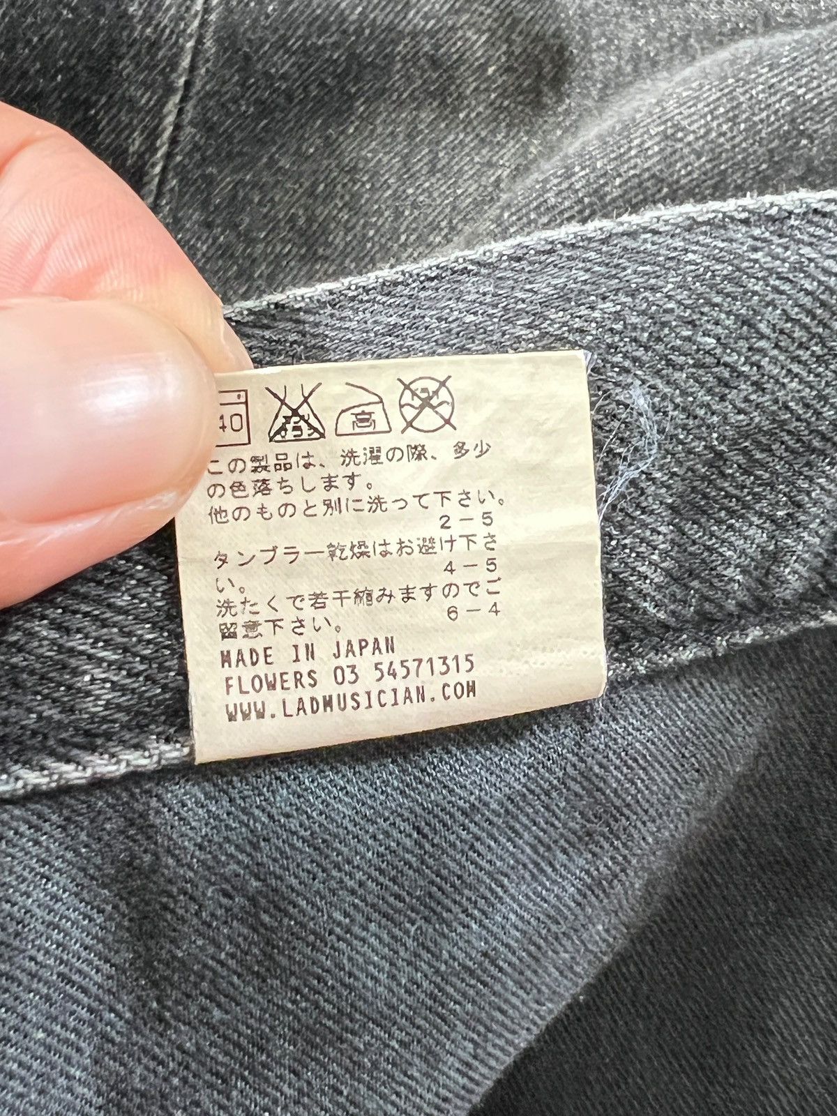 Lad Musician Lad Musician Leg Twist Slim Denim Size US 31 - 13 Thumbnail