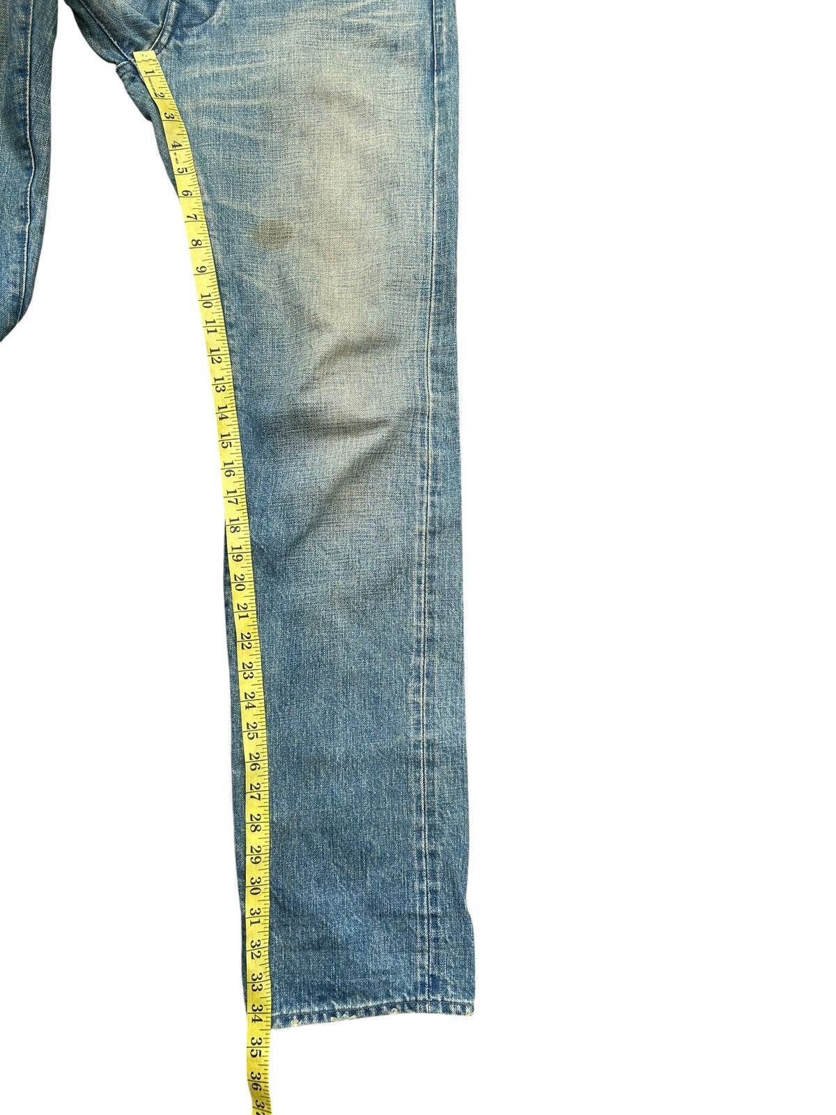 Helmut Lang HELMUT LANG NY SELVEDGE BUTTON FLY DISTRESSED DENIM JEANS Size US 34 / EU 50 - 23 Thumbnail