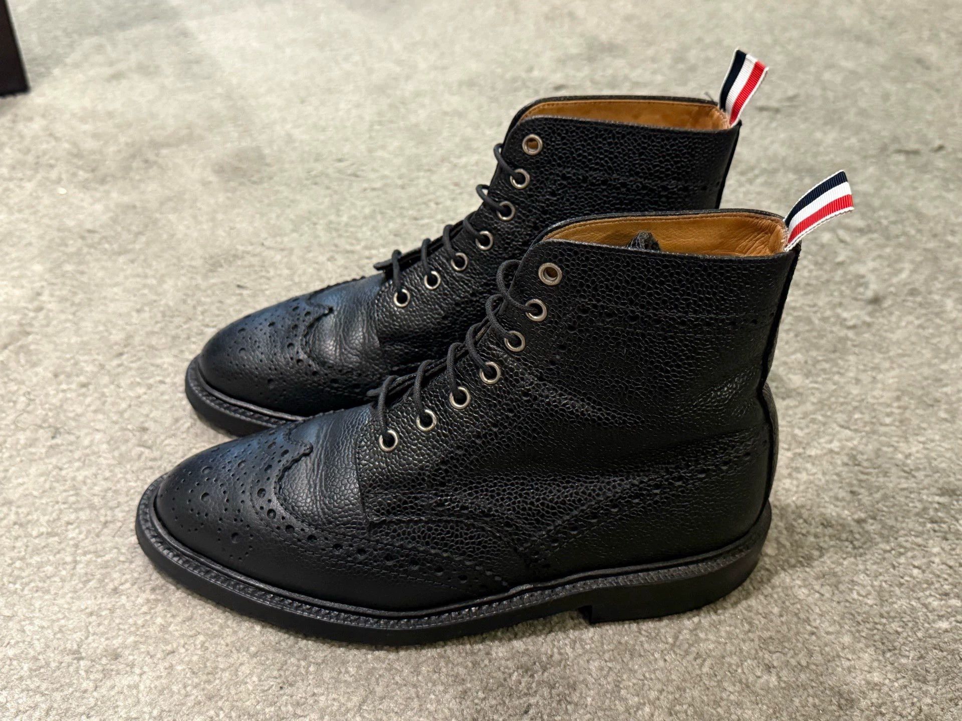 Thom Browne Thom Browne Classic High Top Brogue Boot Size US 7.5 / EU 40-41 - 2 Thumbnail