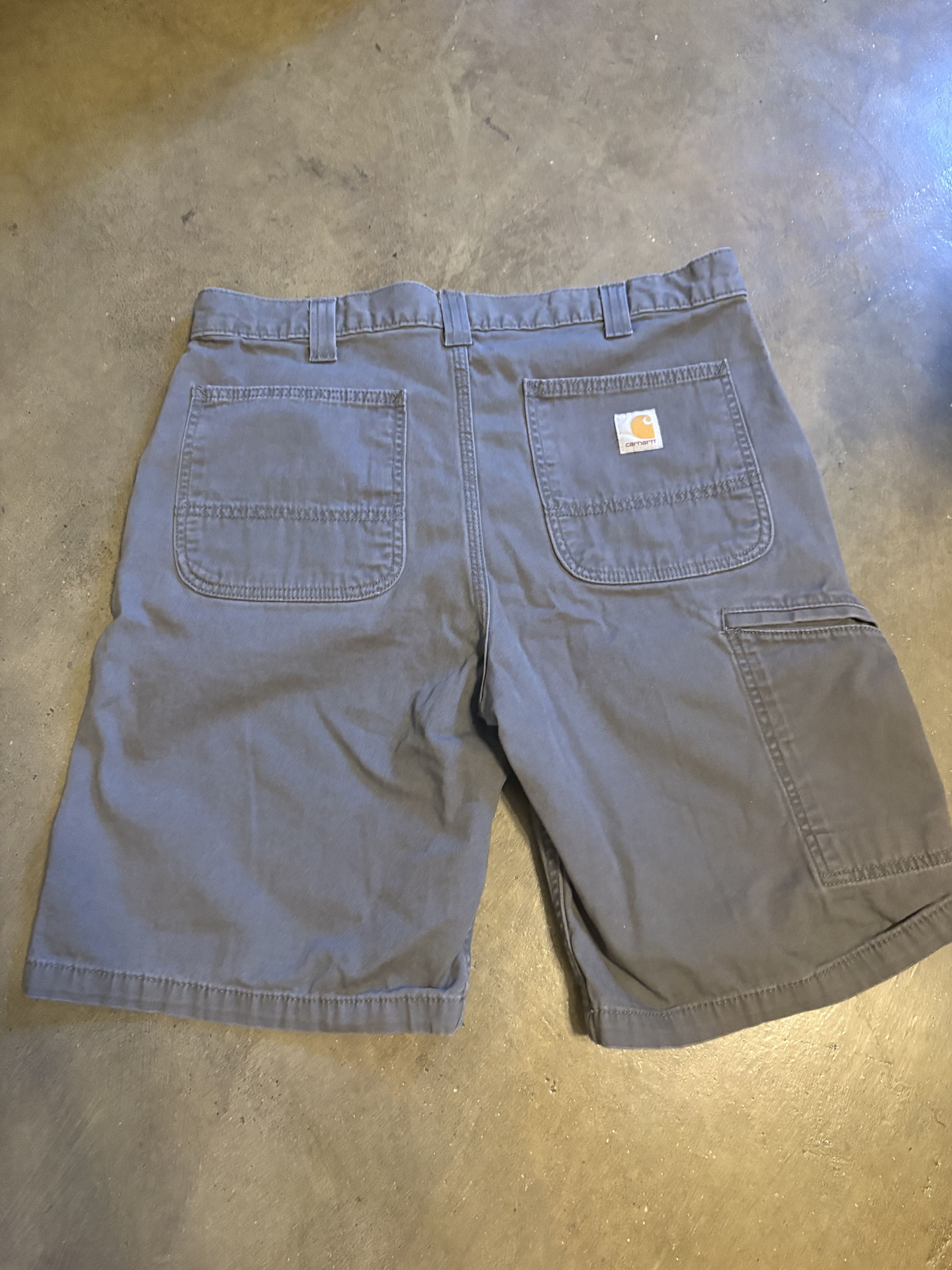 Carhartt Grey Carhartt Carpenter Shorts Size 34” Relaxed Fit Size US 34 / EU 50 - 2 Thumbnail