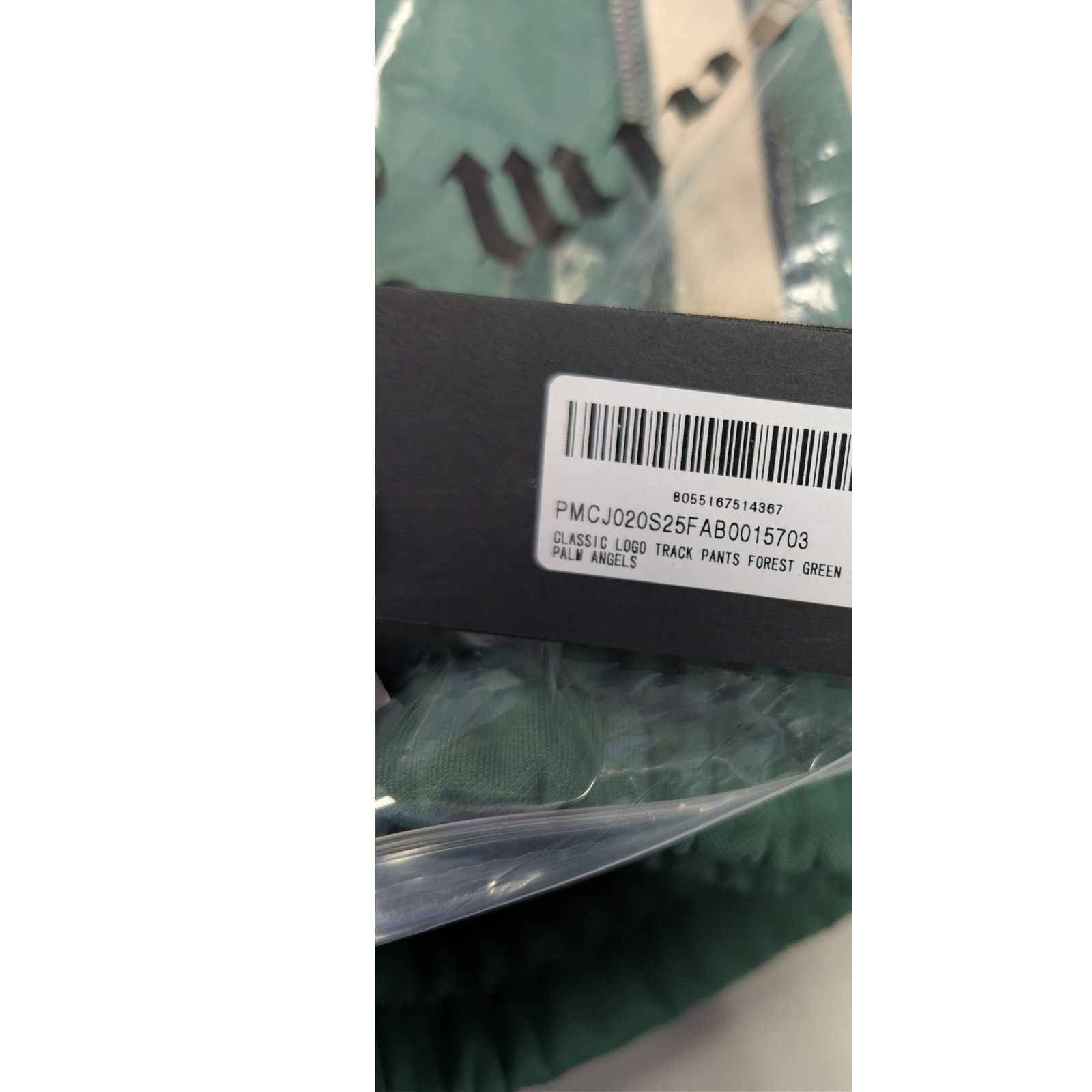 Palm Angels o1rshd1 Q:2 / Classic Logo Track Pants in Forest Green Size US 36 / EU 52 - 22 Thumbnail