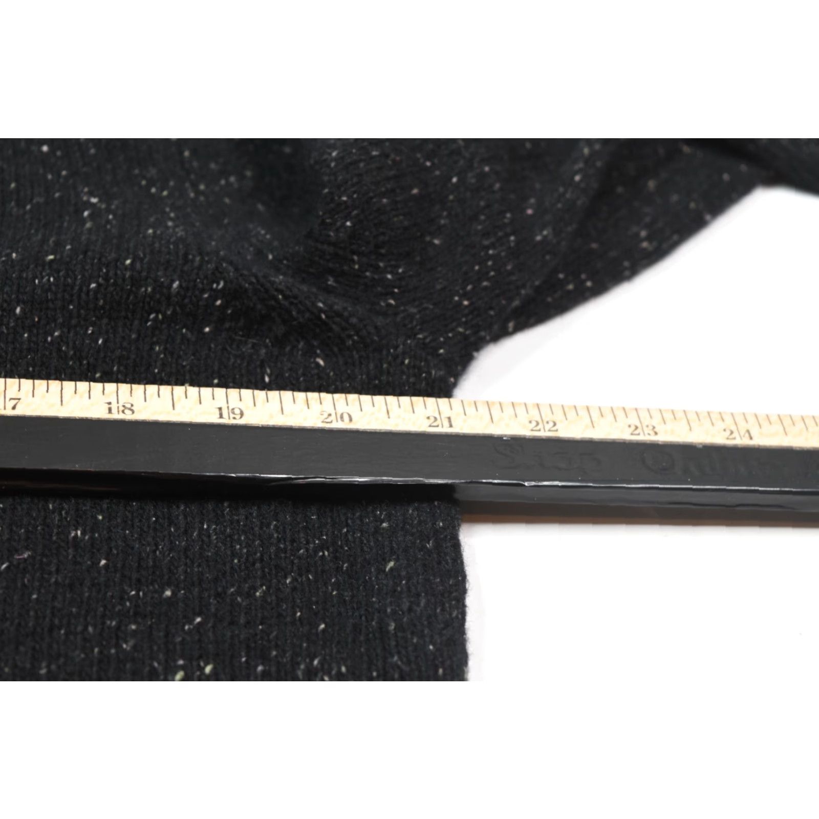UNTUCKit UNTUCKit Van Douzer Donegal Sweater Mens Large Black Mock Neck Long Sleeve Wool Size US L / EU 52-54 / 3 - 7 Thumbnail