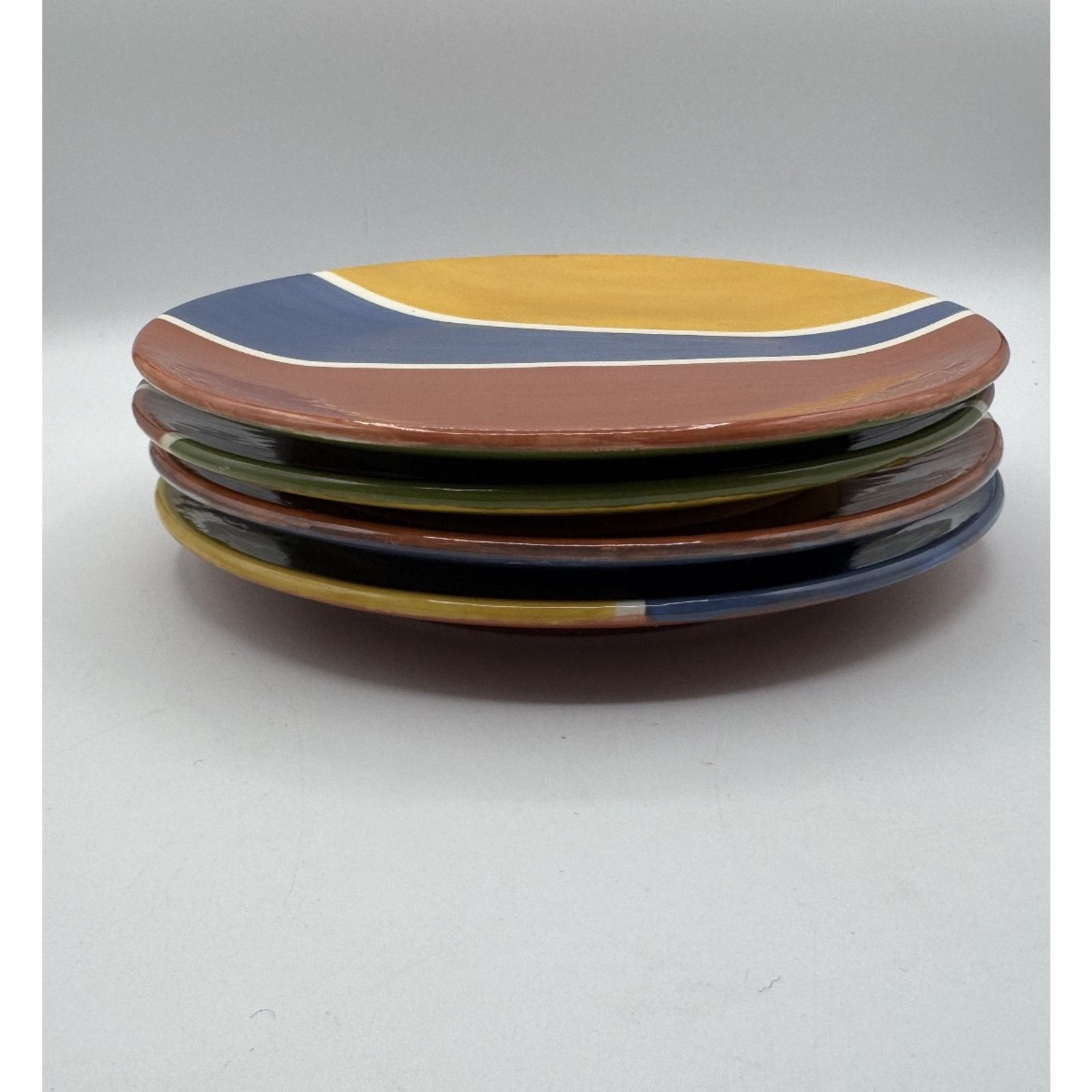 Other Custom Hand Painted Dessert Plates 4PC Set, Decoration Size ONE SIZE - 2 Thumbnail