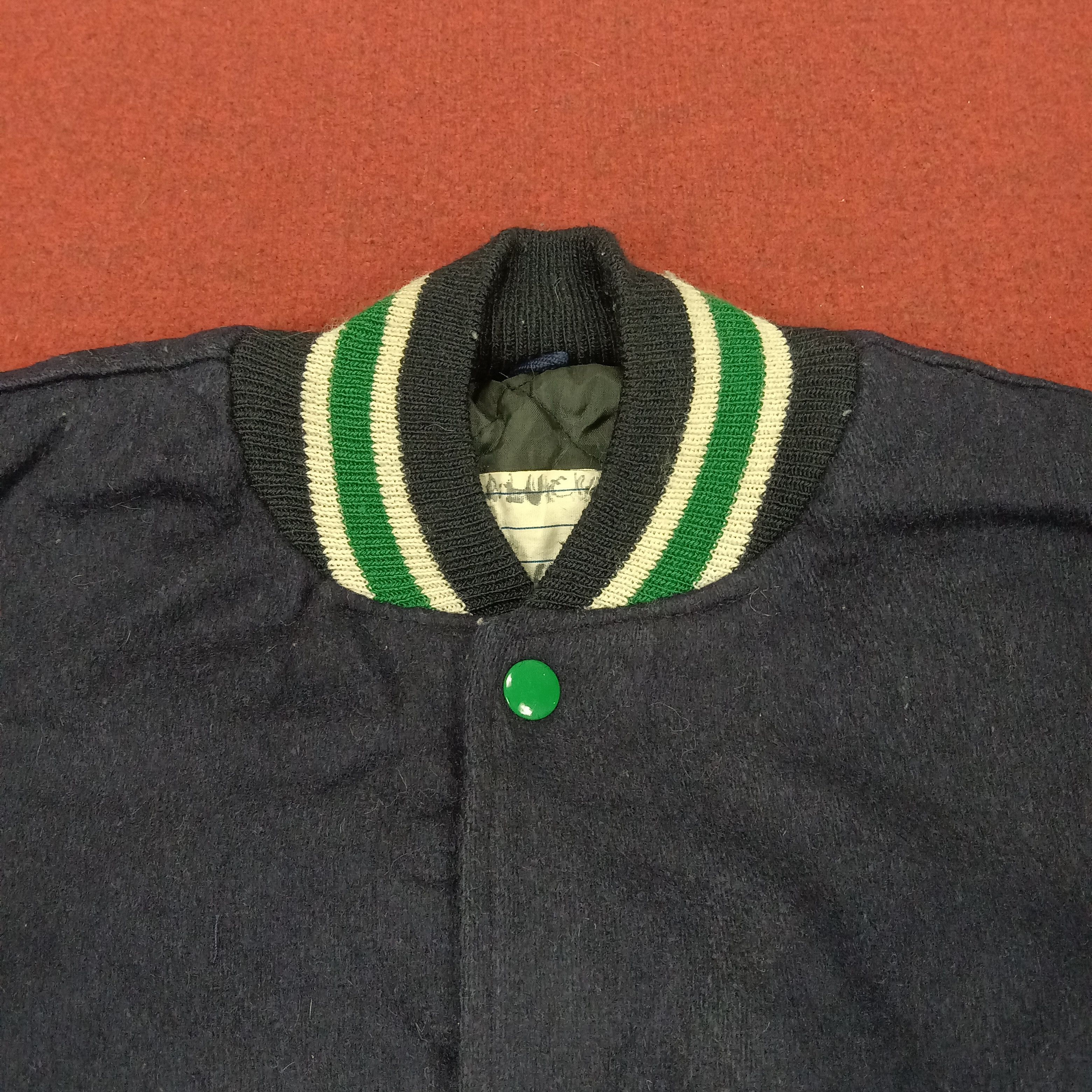 Japanese Brand Varsity Jacket Custom Number Nine Art Streetwear Style Size US XXL / EU 58 / 5 - 5 Thumbnail