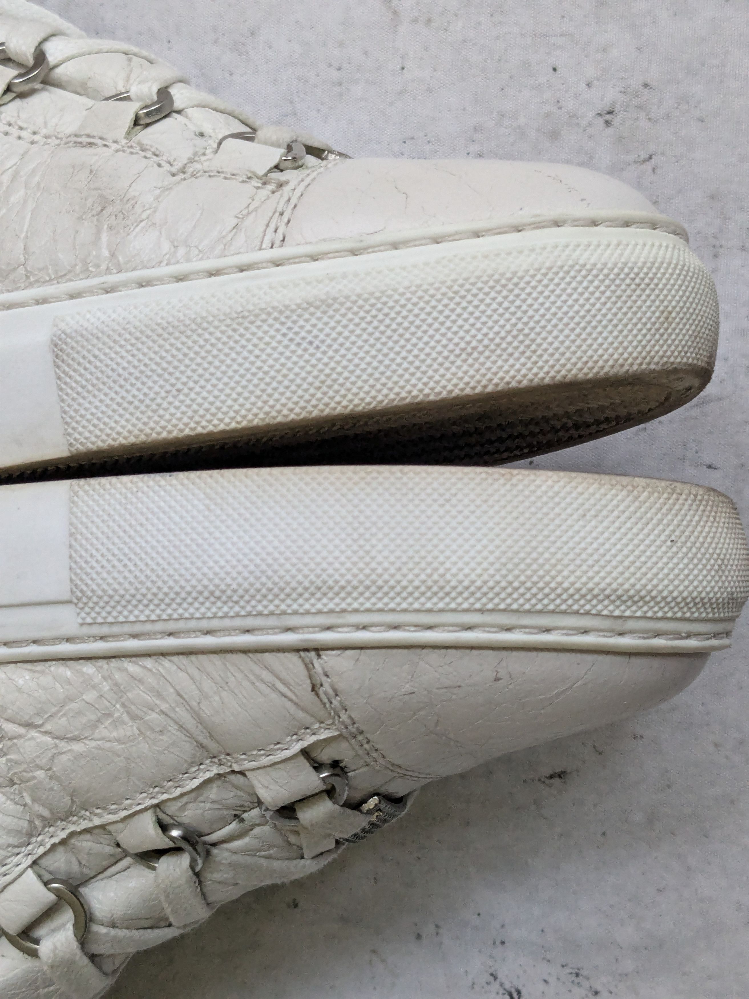 Balenciaga Balenciaga Arena Sneakers White 12 Low Tops Leather Size US 12 / EU 45 - 10 Thumbnail