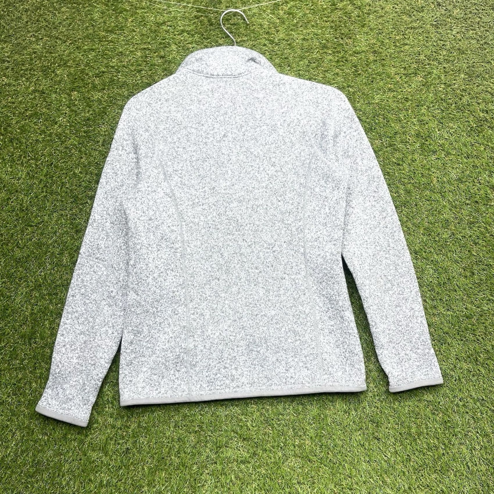 Patagonia Patagonia Sweater Womens Small Heather Gray 1/4 Zip Fleece Pullover 0130 Size S / US 4 / IT 40 - 6 Thumbnail