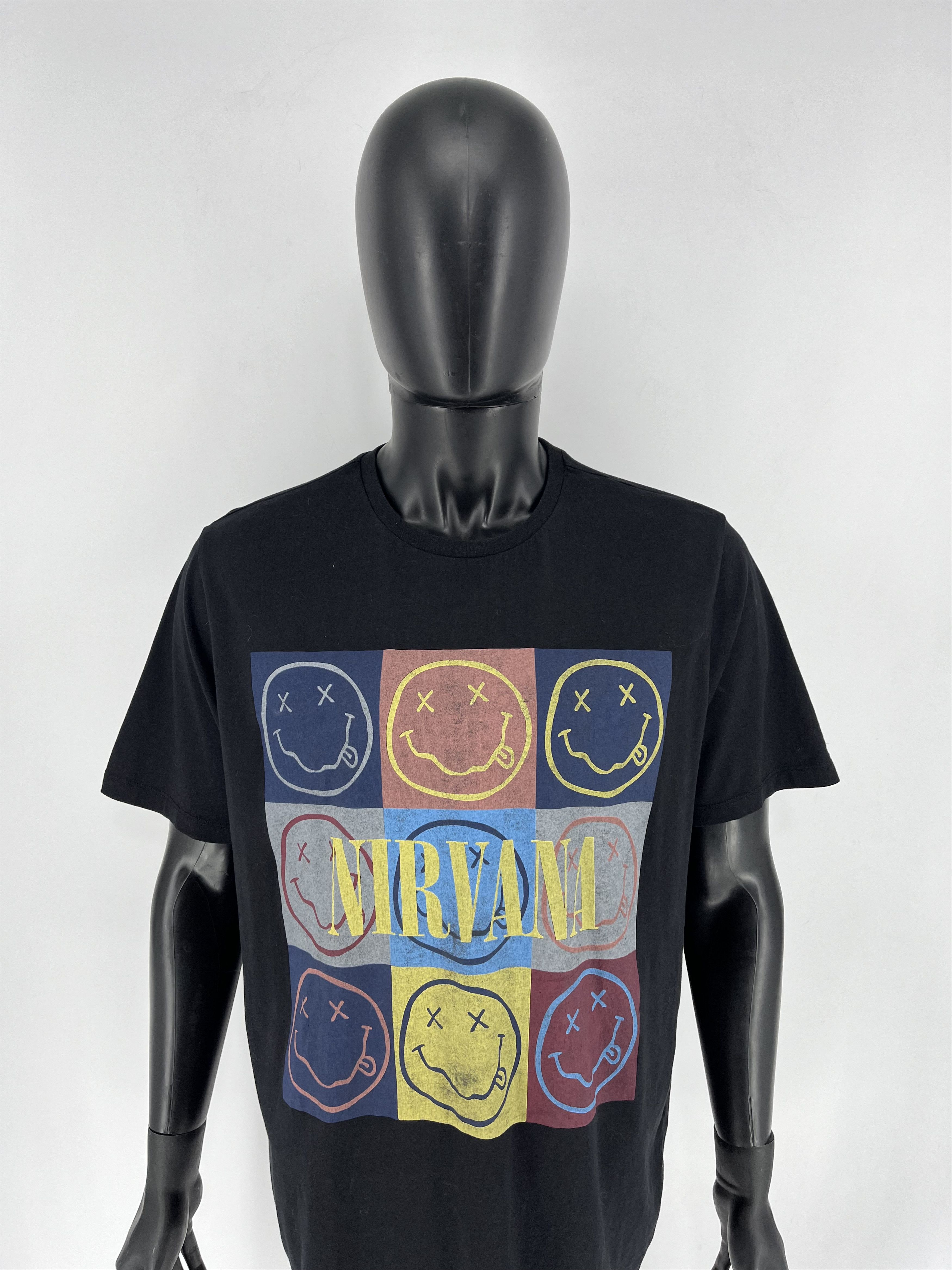 Band Tees × Vintage Nirvana Vintage Tee Men's Size L Black Short Sleeve Size US XXL / EU 58 / 5 - 6 Thumbnail