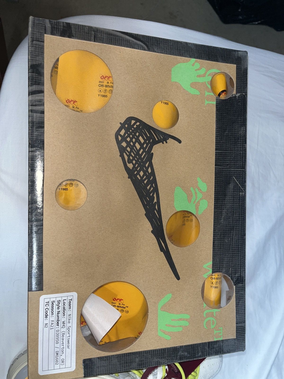 Nike × Off-White Nike Dunk x Off White (08/50) Size US 9.5 / EU 42-43 - 7 Thumbnail