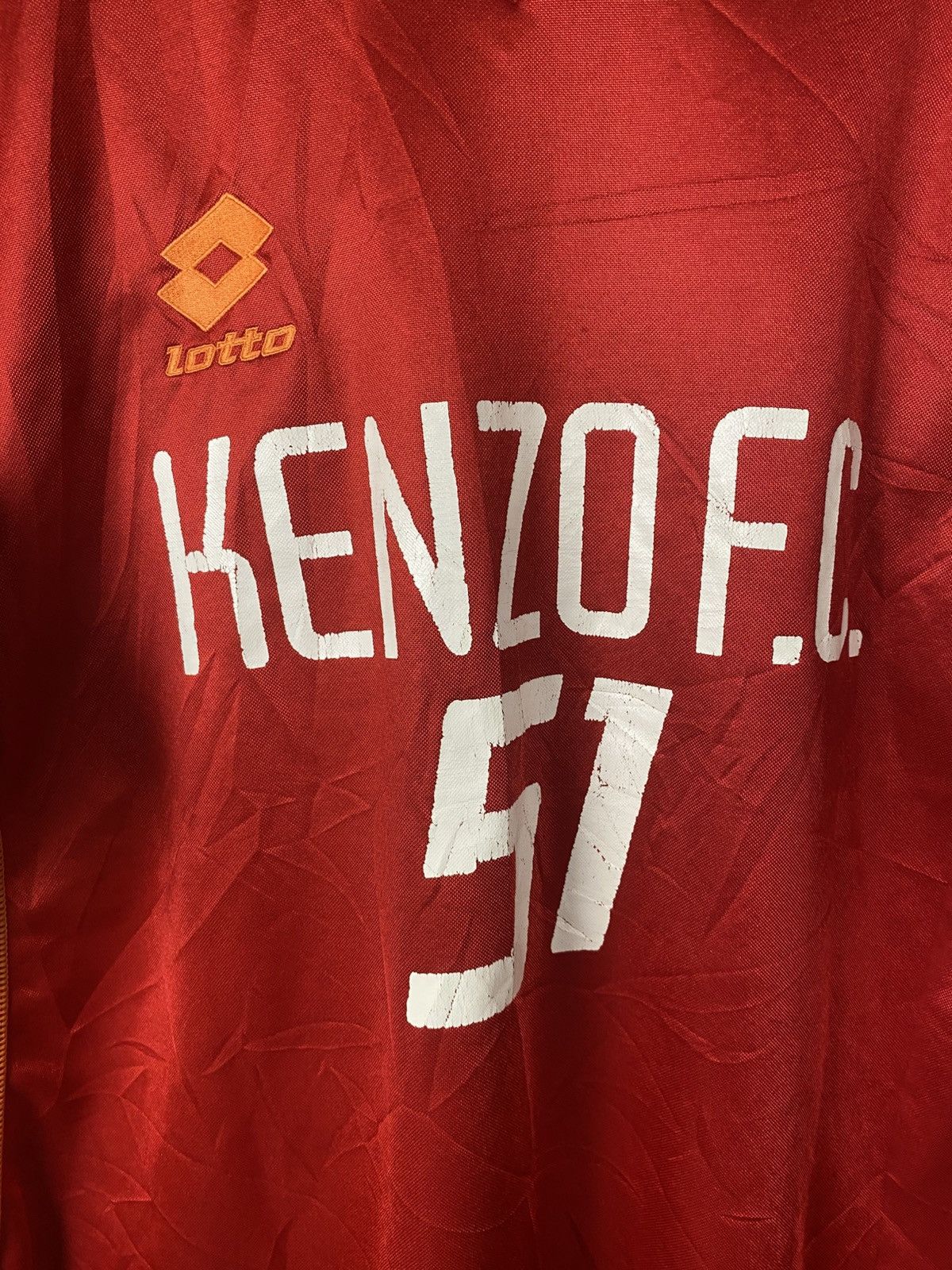 Lotto Sport Vintage Lotto x Kenzo F.C. "51" Football Jersey Red Size US L / EU 52-54 / 3 - 5 Thumbnail