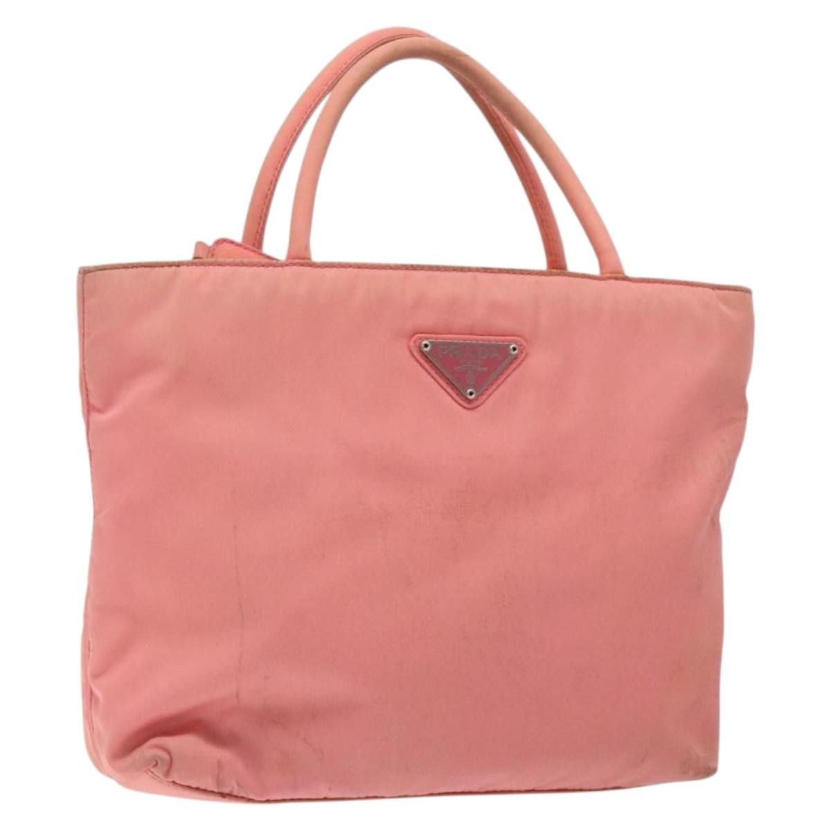 Prada PRADA Hand Bag Nylon Pink Size ONE SIZE - 1 Thumbnail