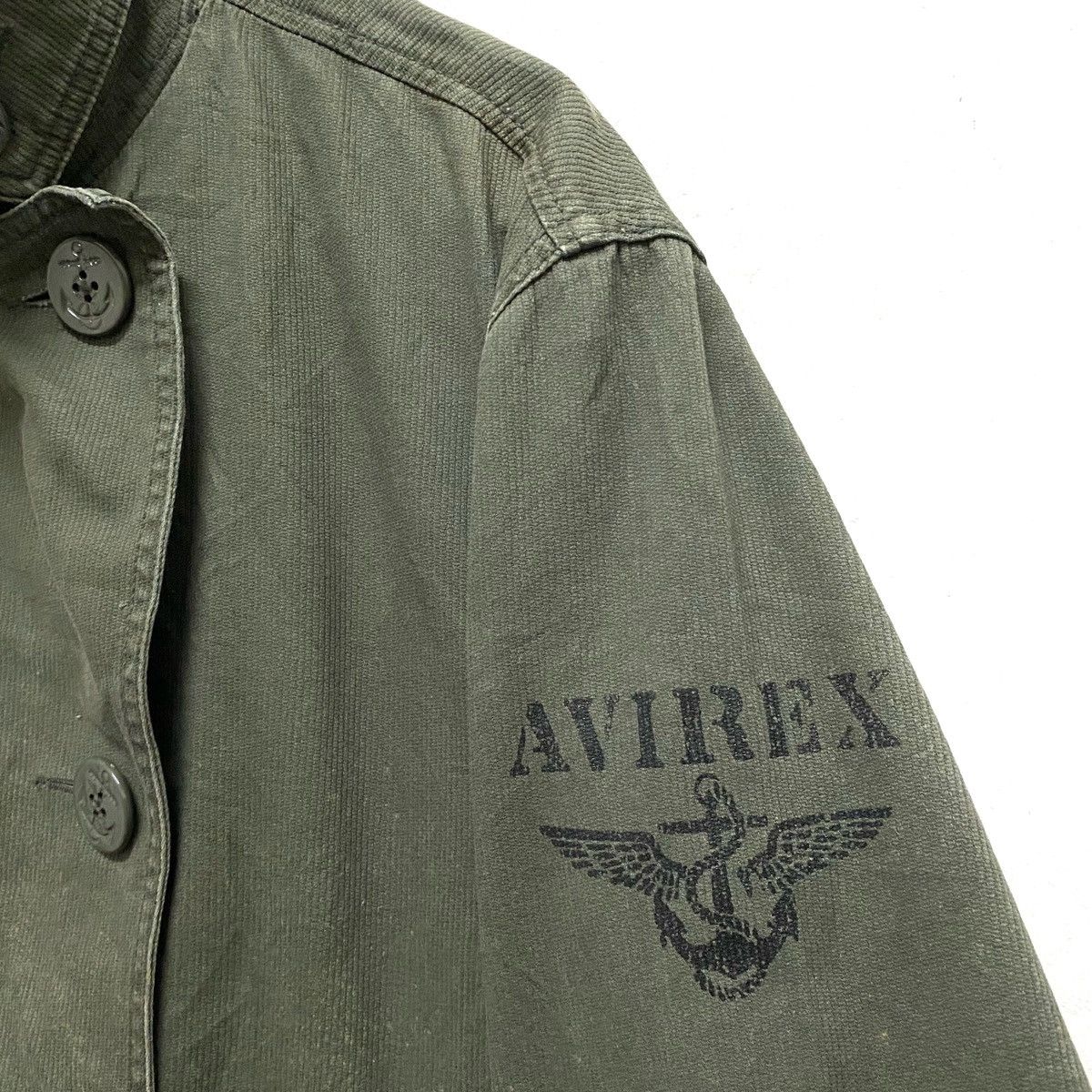 Avirex × Vintage Vintage Avirex USA Certificate Military Chore Button Up Size US L / EU 52-54 / 3 - 5 Thumbnail