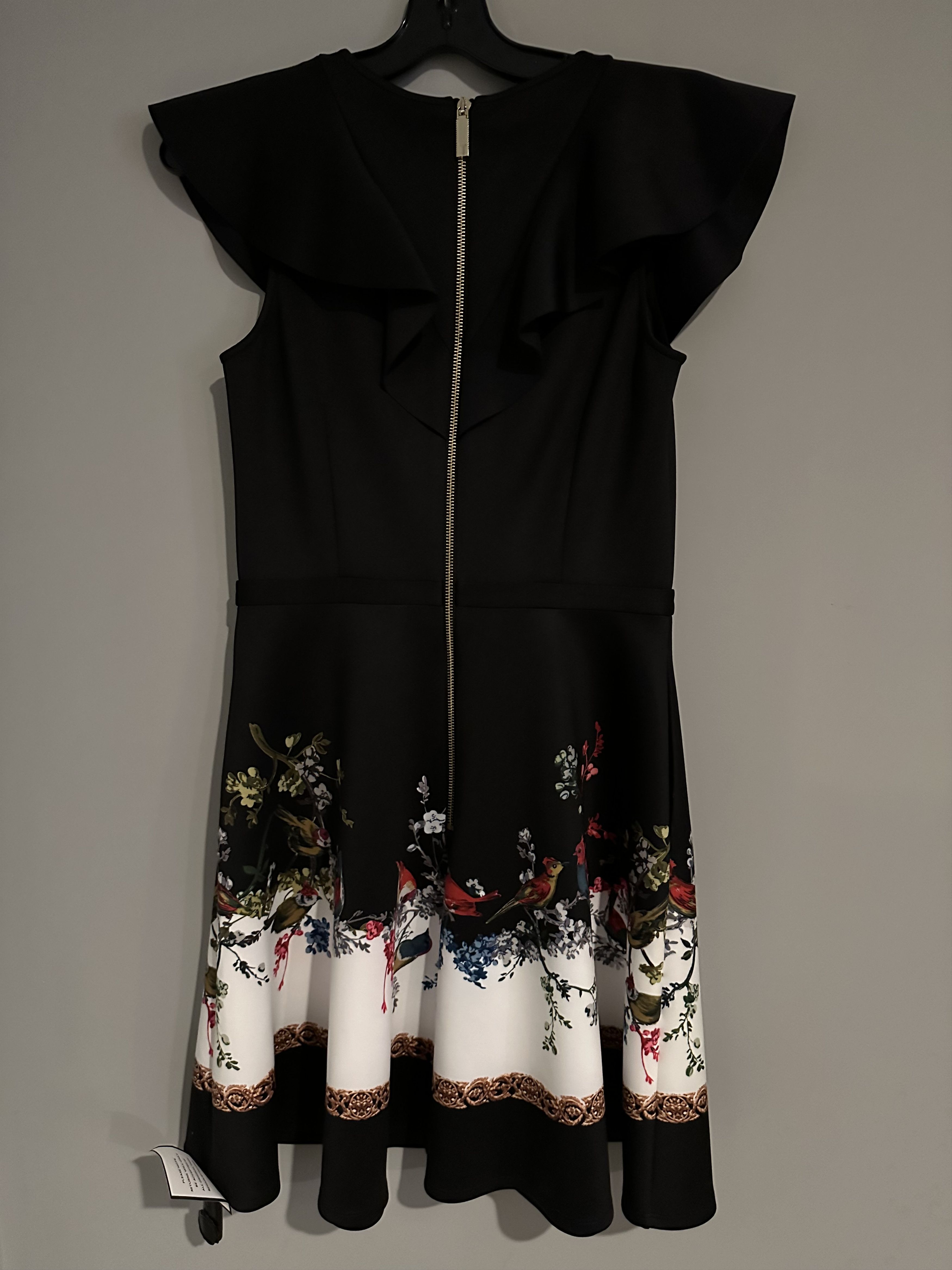 Ted Baker Opulent Fauna Ruffle Bow Dress Size M / US 6-8 / IT 42-44 - 2 Thumbnail