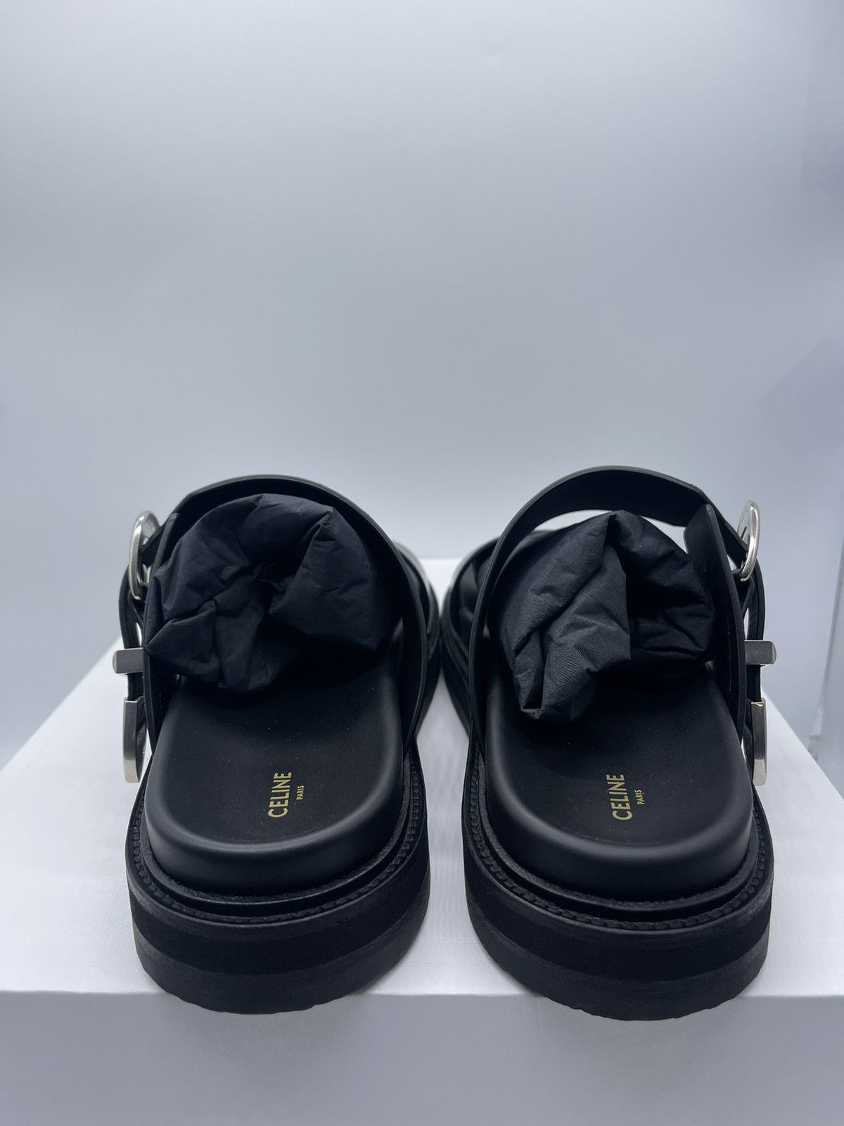 Bottega Veneta Celine Tippi Leather Sandals size 41 Size US 8 / EU 41 - 5 Thumbnail