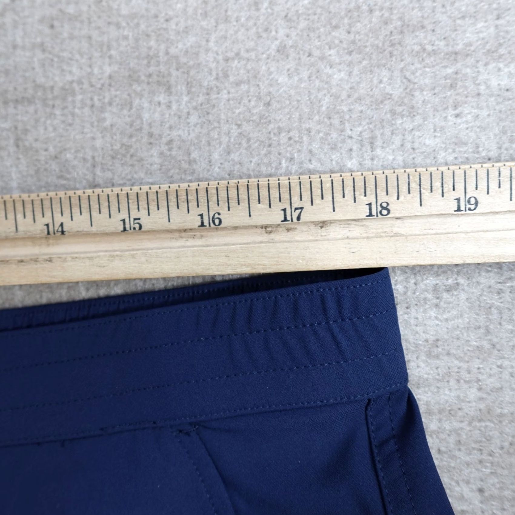 Vintage Bearbottom Shorts Mens XL Blue Solid Deck Short Navy Drawstring NEW Adjustable Size US 36 / EU 52 - 6 Thumbnail