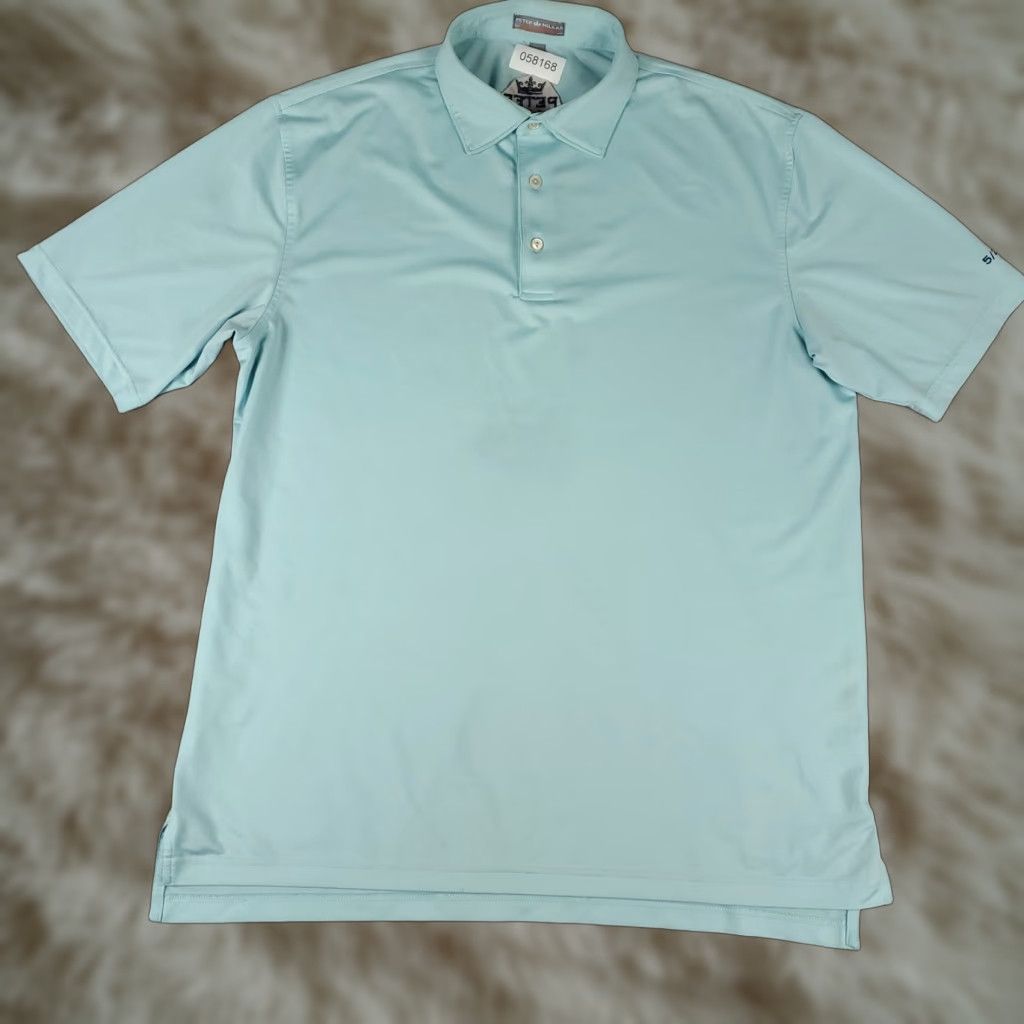 Peter Millar Peter Millar Polo Shirt Mens Large Blue Summer Comfort Short Sleeve Polo Mens L Blue Modern Preppy Sports Shirt Size US L / EU 52-54 / 3 - 1 Thumbnail