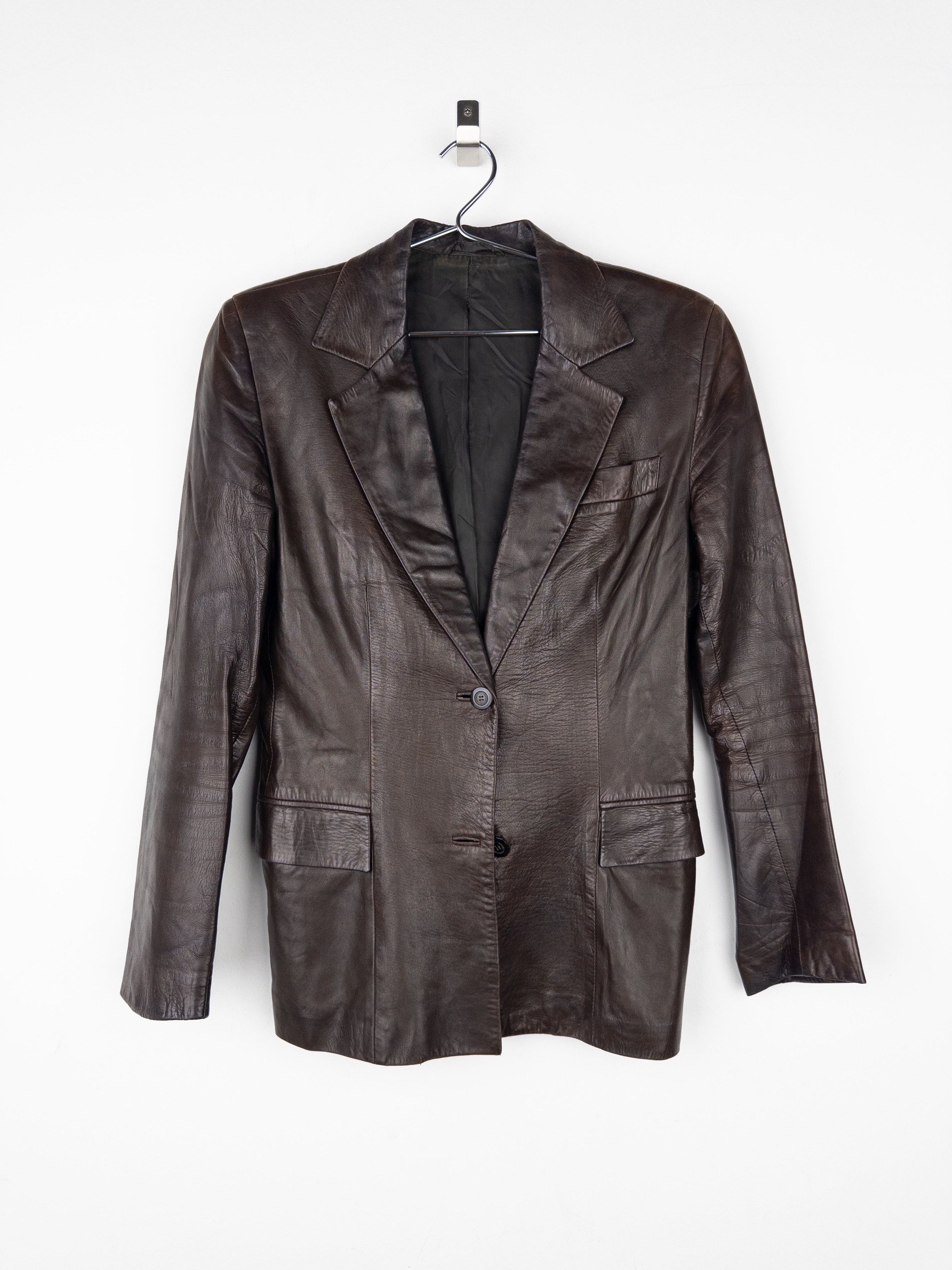 Gucci by Tom Ford AW98 Leather Blazer Jacket Size M / US 6-8 / IT 42-44 - 1 Thumbnail