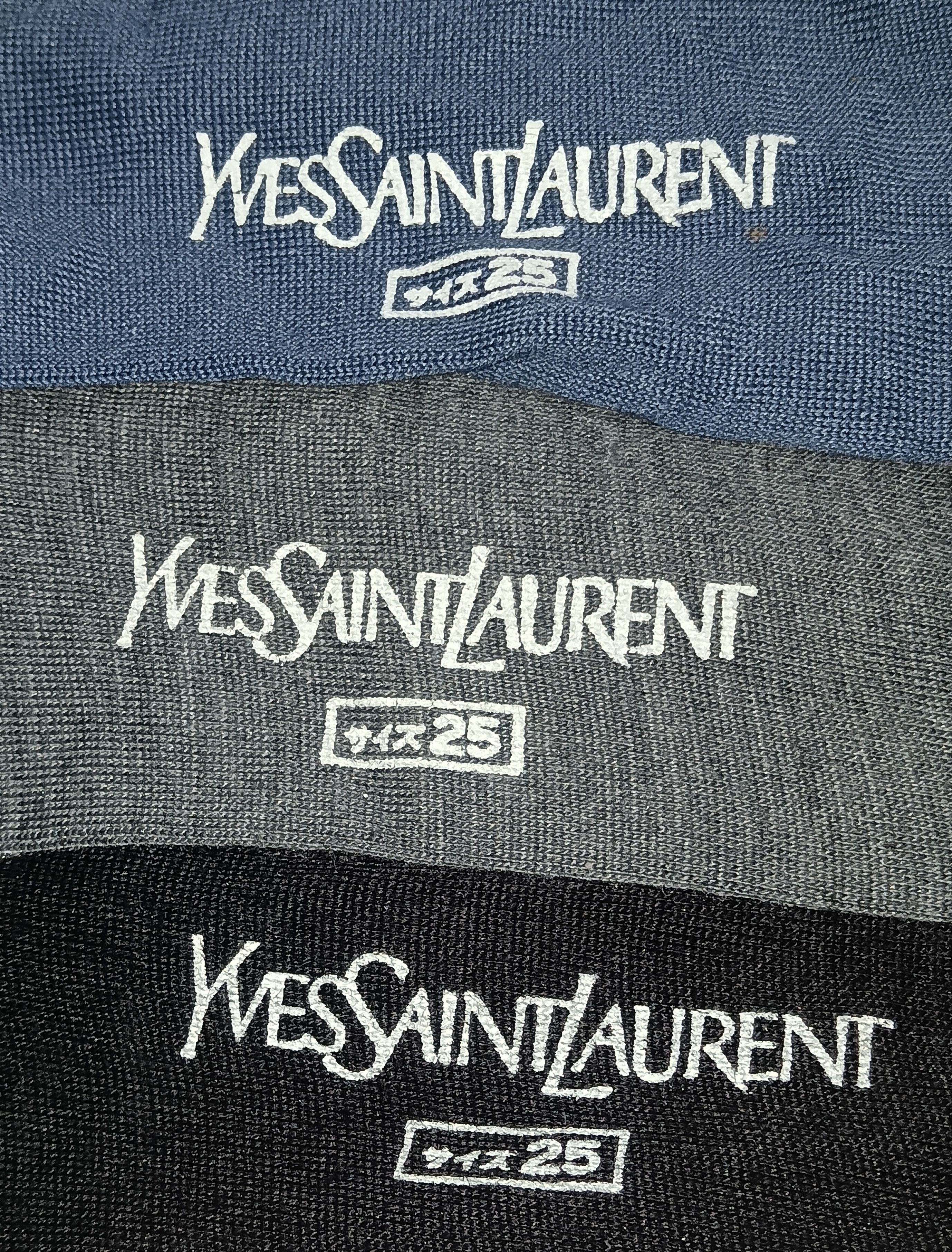 Yves Saint Laurent YVES SAINT LAURENT CHAUSSETTES SOCKS Size 26 - 2 Thumbnail