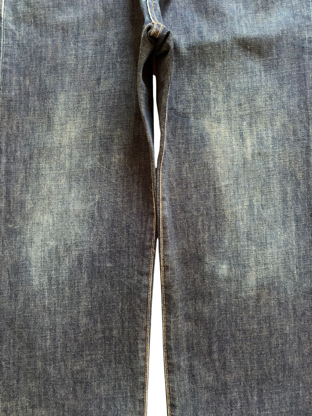 Japanese Brand Vintage Japanese Brand Blue Wash Distressed Baggy Jeans Size 32" / US 10 / IT 46 - 5 Thumbnail