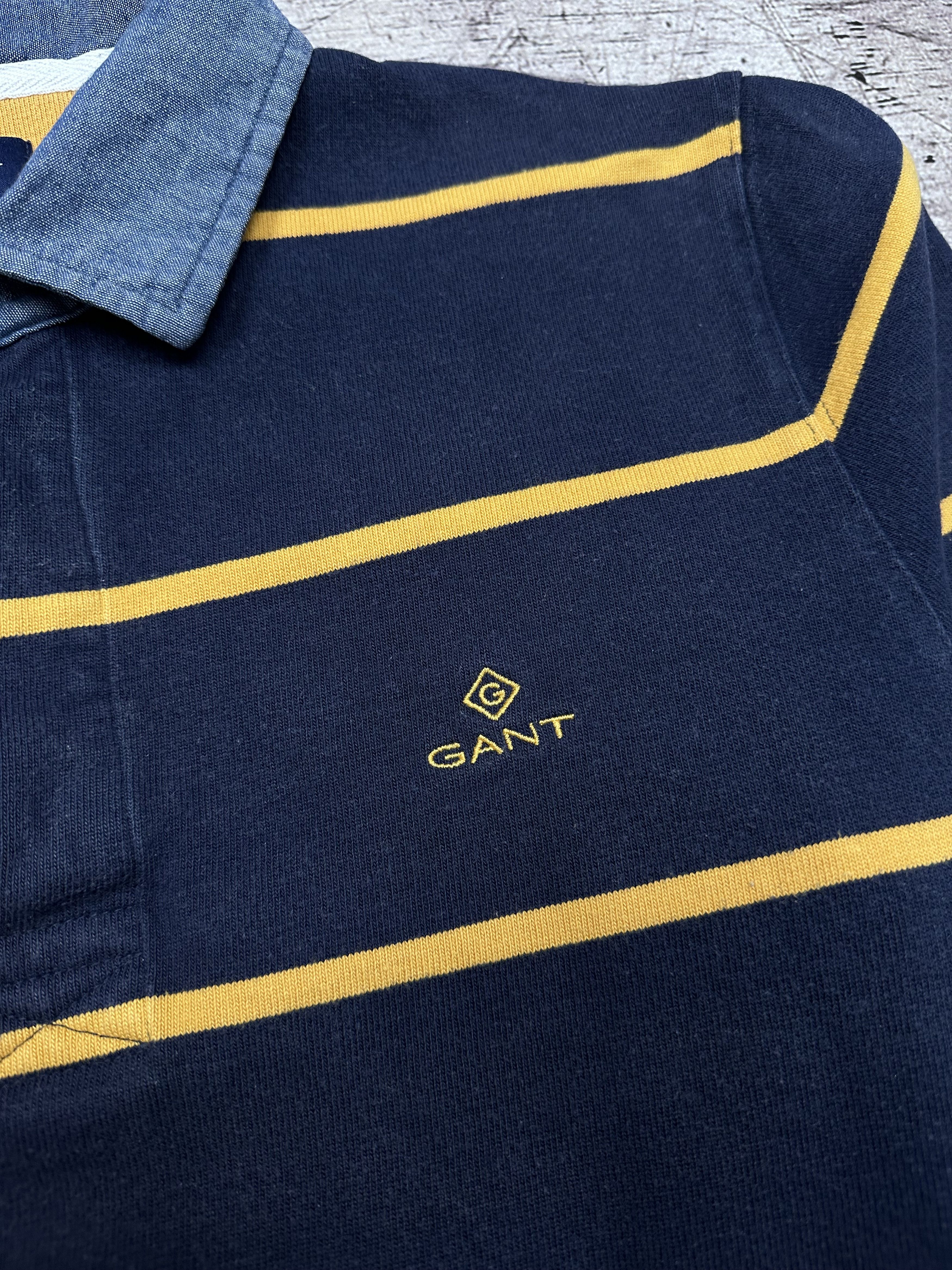 Gant × Vintage Gant Vintage Mens Rugby Long Sleeve Polo Shirt Size US M / EU 48-50 / 2 - 3 Thumbnail