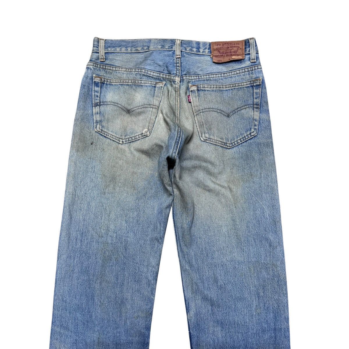 Levi's Vintage 90s Levis 501 Dirty Wash Rusty Jeans Size US 32 / EU 48 - 9 Thumbnail