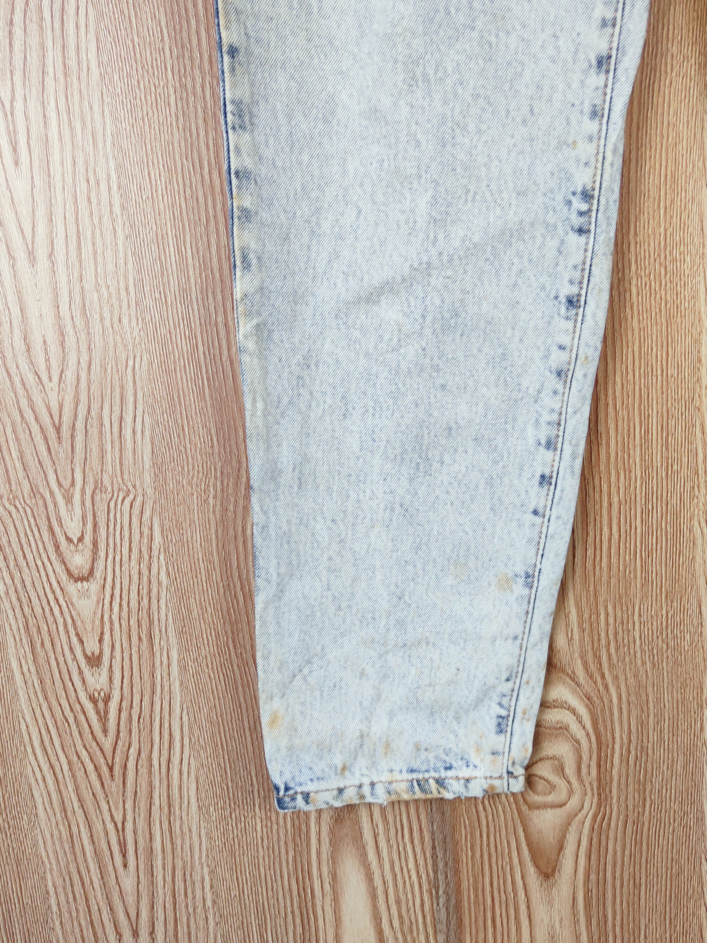 Edwin Edwin vintage Blue Distressed Ripped Jeans #W602 Size 30" / US 8 / IT 44 - 4 Thumbnail