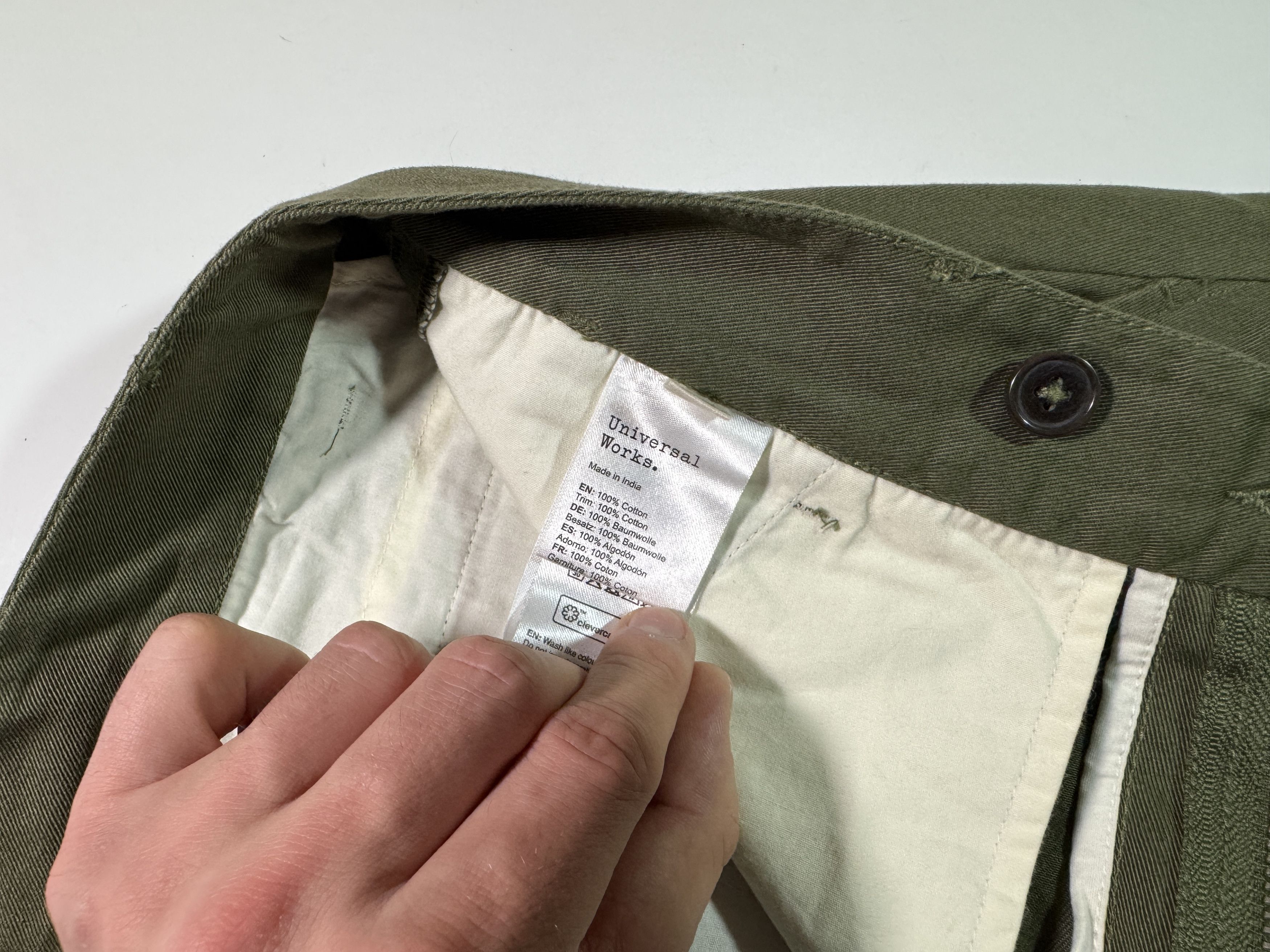 Universal Works Universal Works Pants Khaki Chino Trousers Size 30 Size US 30 / EU 46 - 7 Thumbnail