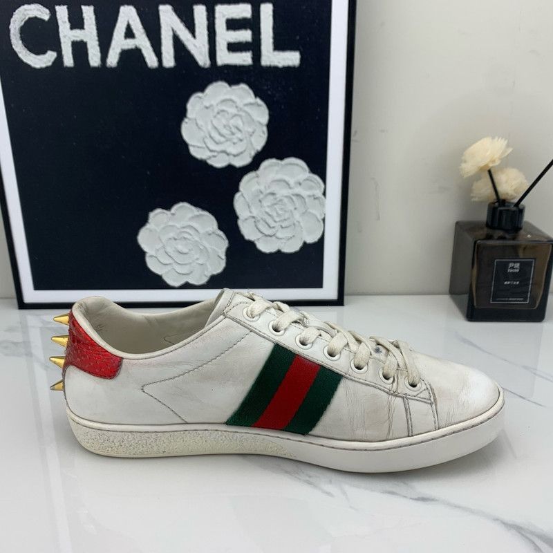 Gucci Gucci Ace Studded Sneakers for Women Size US 6 / IT 36 - 4 Thumbnail