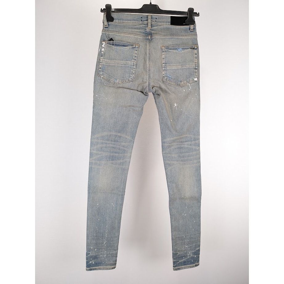 Amiri o1rshd1 MX1 Plaid Jeans in Clay Indigo Size US 30 / EU 46 - 12 Thumbnail