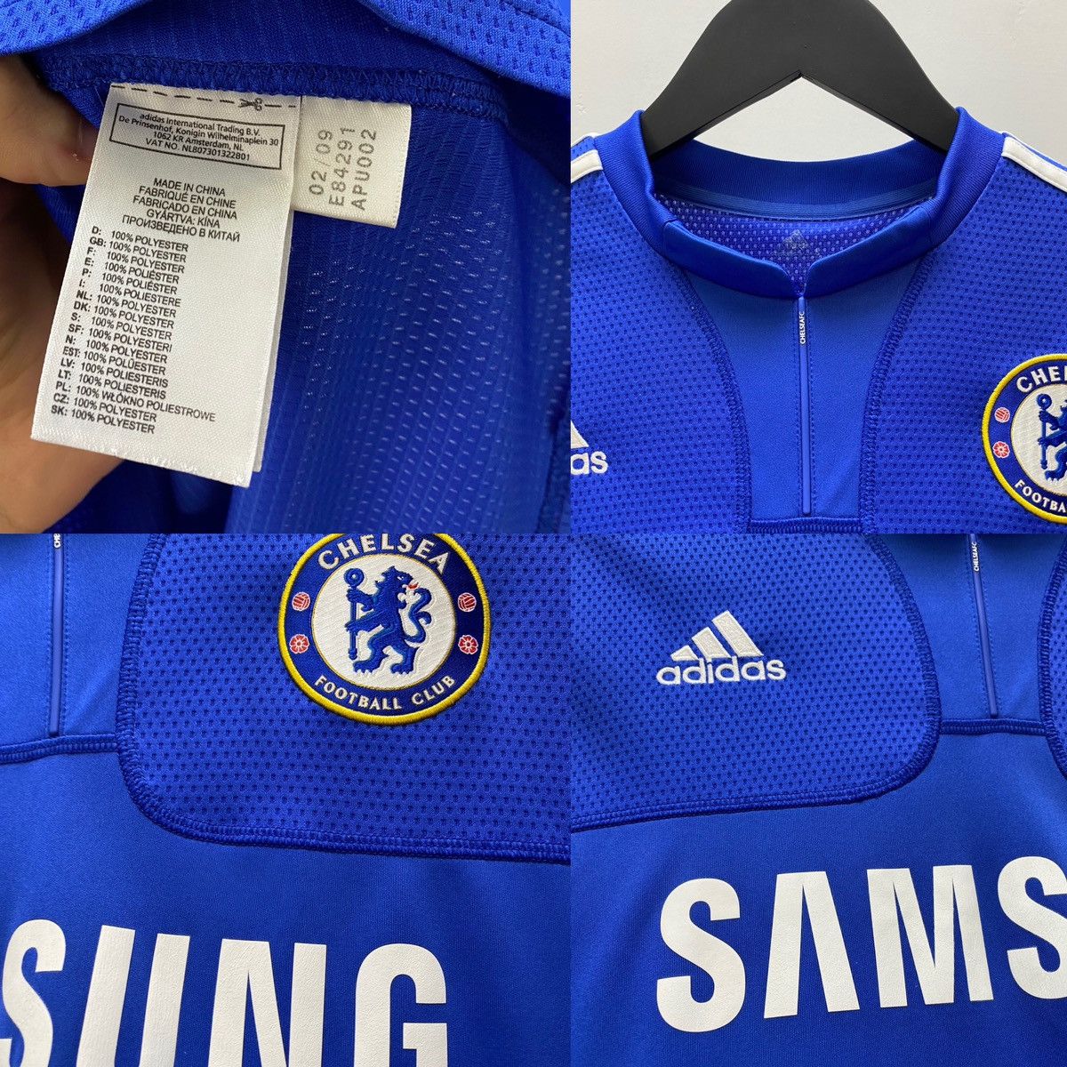 Adidas × Chelsea Soccer Chelsea Frank Lampard 2009 Home Jersey Soccer Football Shirt Size US S / EU 44-46 / 1 - 25 Thumbnail