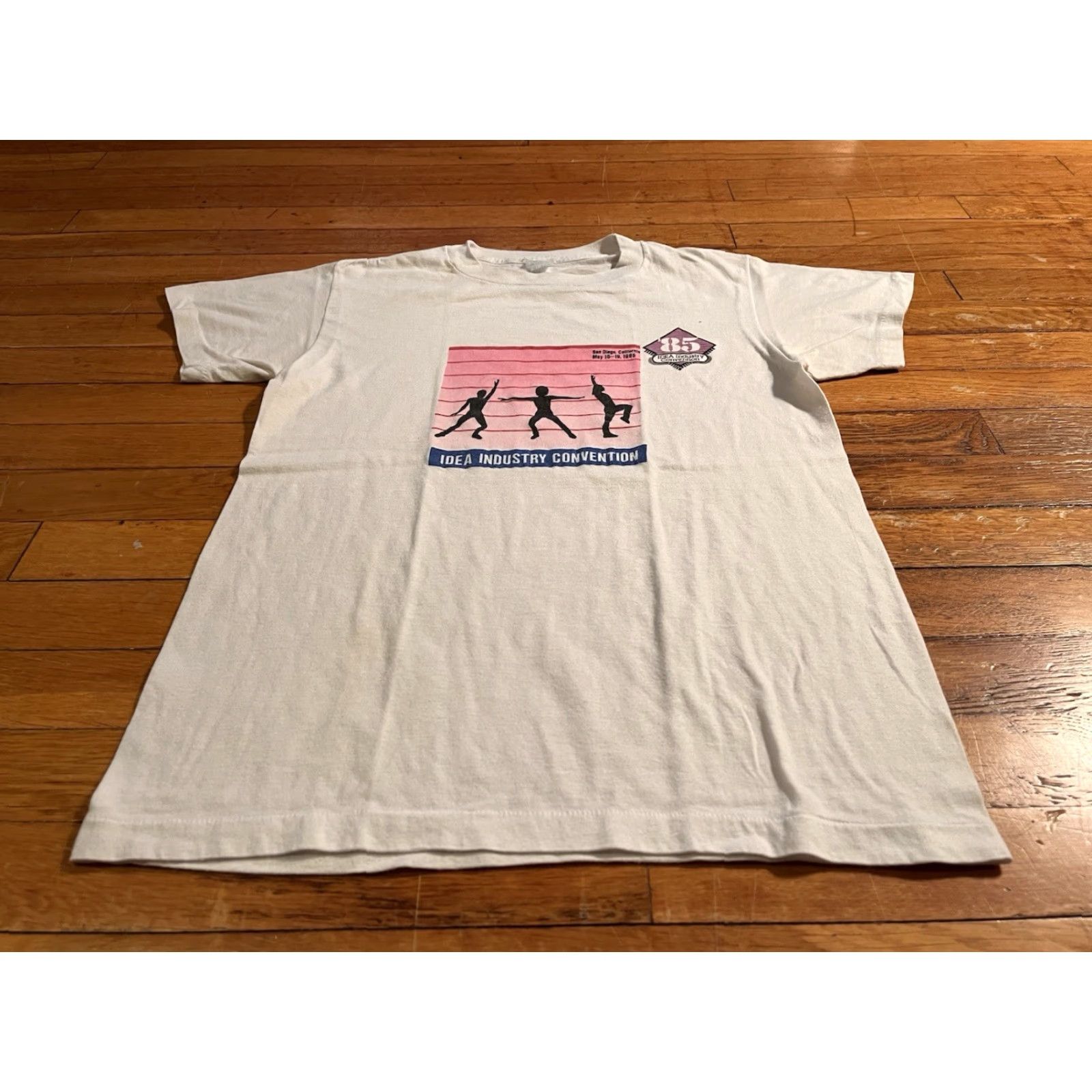 IDEA VINTAGE IDEA Fitness Convention 1985 Dance For Heart Shirt Men’s L Shirt USA Size US M / EU 48-50 / 2 - 3 Thumbnail