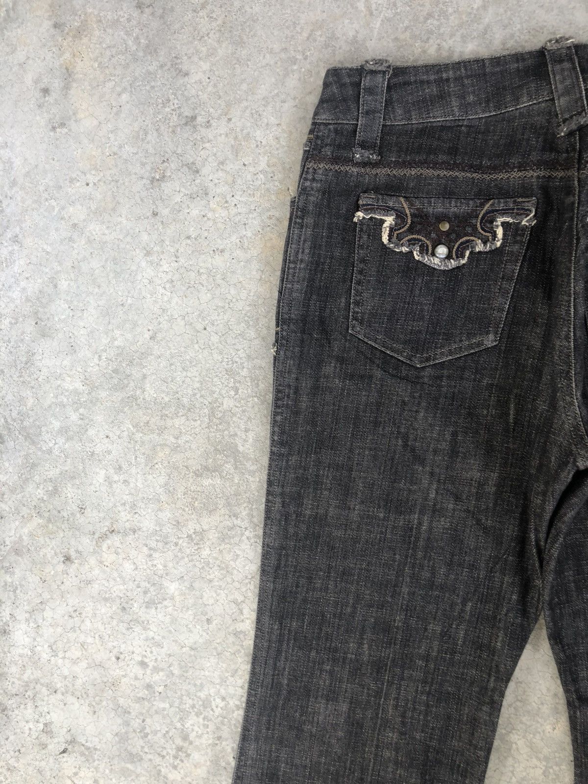 If Six Was Nine Japanese Allumette Flared Jeans Distressed Jeans Size US 28 / EU 44 - 9 Thumbnail