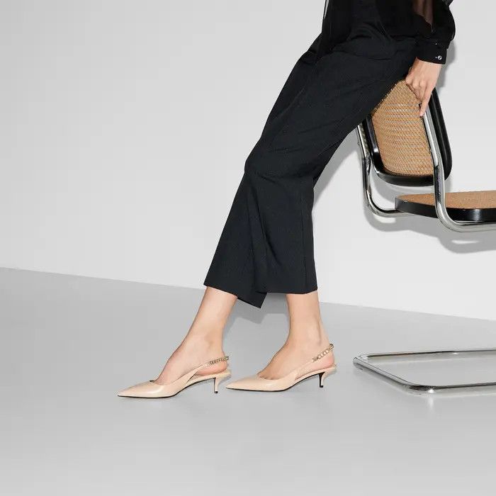 Gucci o1loc1c0226 782832 Signoria Slingback Pumps in Light Pink Size US 5.5 / IT 35.5 - 3 Thumbnail