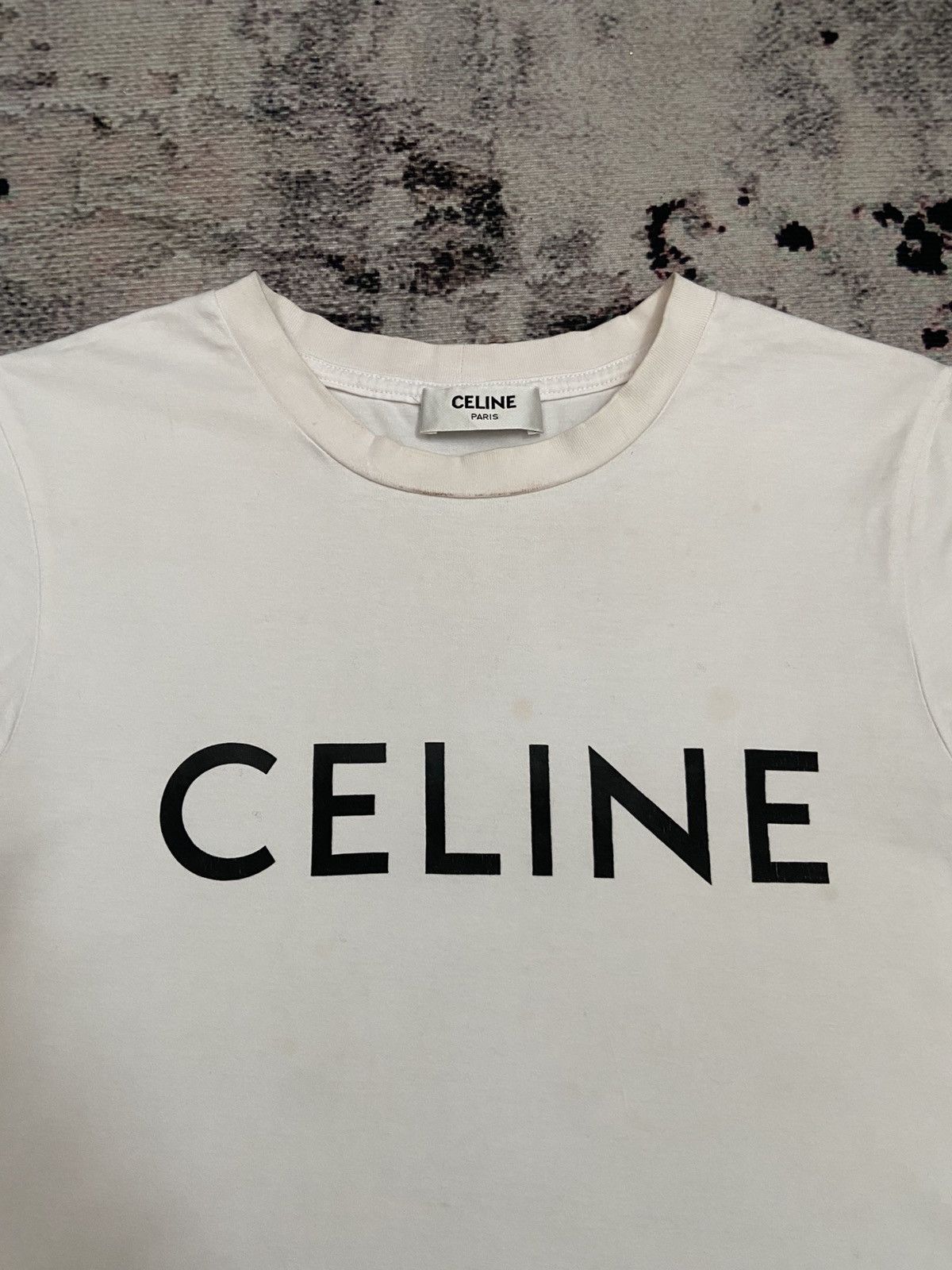 Celine Celine Paris Logo Tee Size S / US 4 / IT 40 - 3 Thumbnail