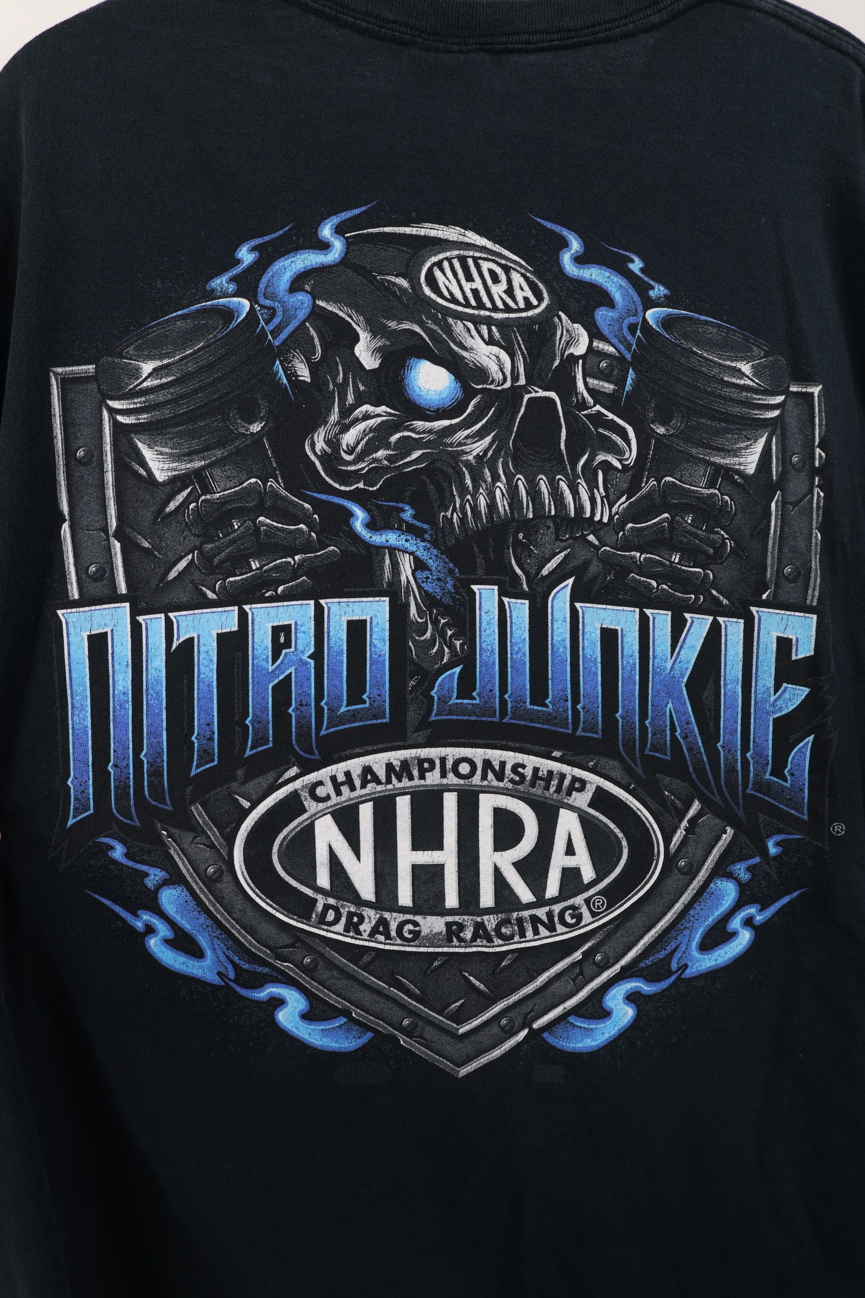 Vintage Vintage Y2K NHRA Championship Drag Racing Junkie T-Shirt Size US XXL / EU 58 / 5 - 11 Thumbnail