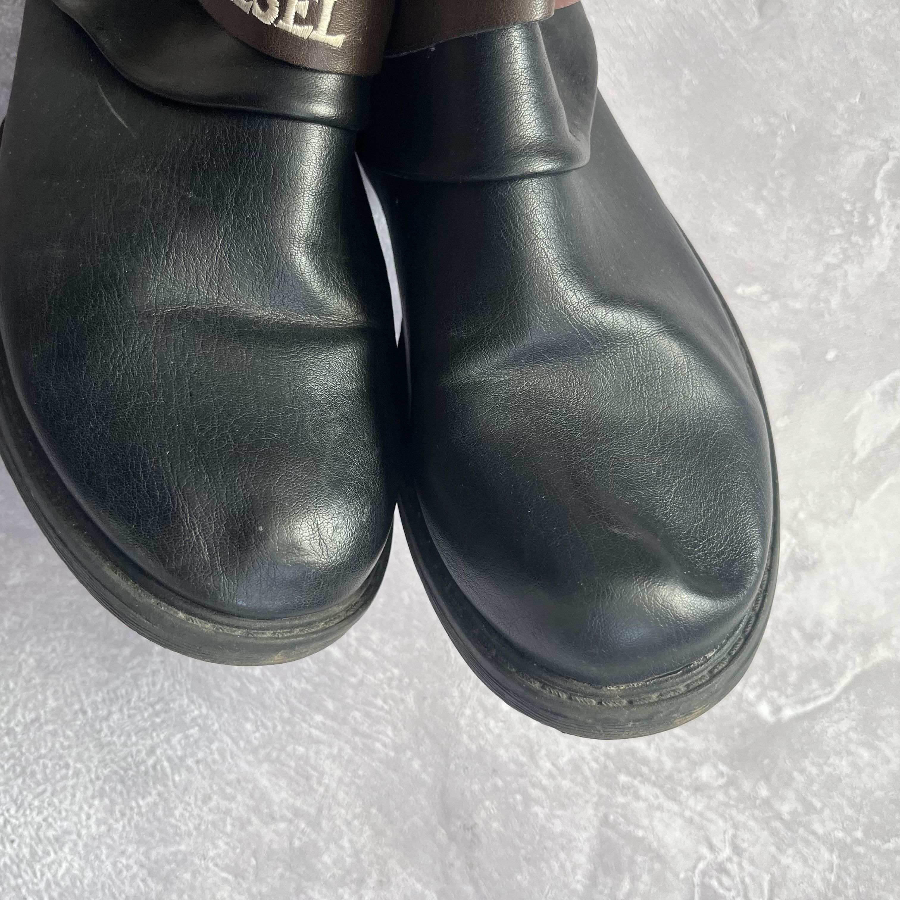 Diesel Diesel Harness Biker Boots Leather Strap Buckle Size 40 Size US 10 / IT 40 - 8 Thumbnail