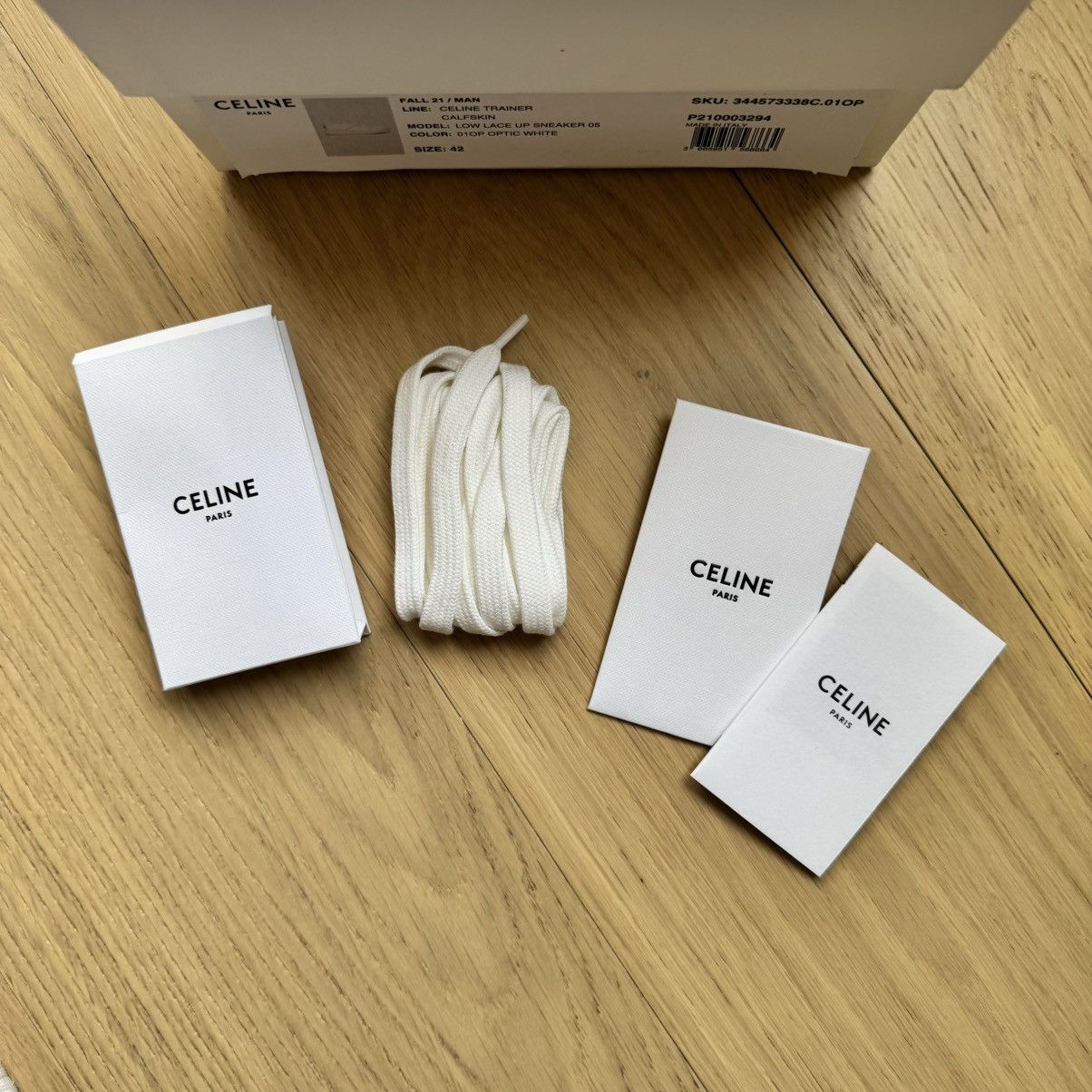 Celine Celine Low Top Calfskin Trainer Size US 9 / EU 42 - 7 Thumbnail