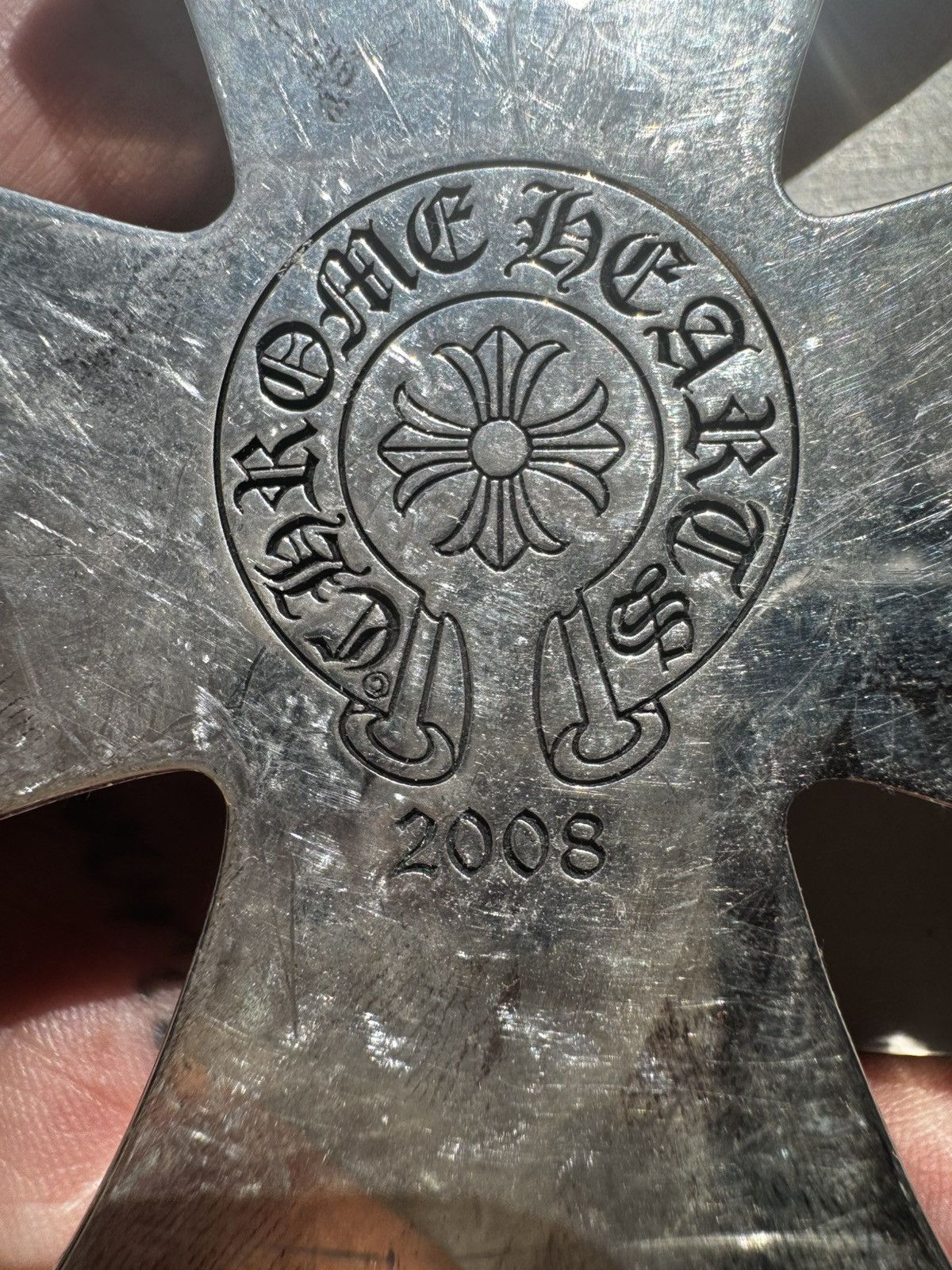 Chrome Hearts Silver Plus Paperweight Size ONE SIZE - 4 Thumbnail